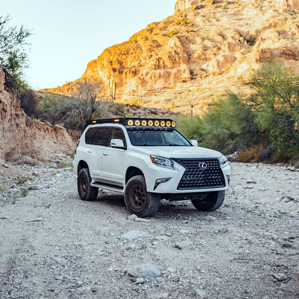Platform One Roof Rack with 360 Degree Lighting (2010-2023 Lexus Gx 460) KC HiLiTES