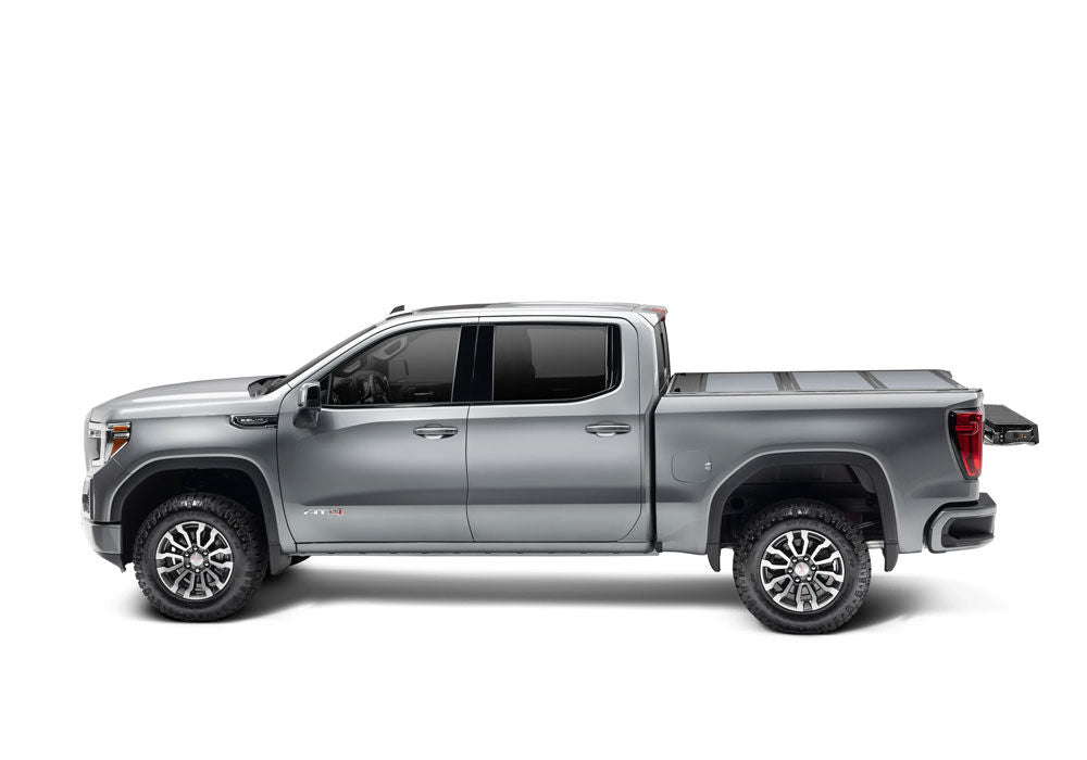 Tonneau Cover Fusion 2019 (New Body Style) 2023 Silverado/Sierra 1500 6 Foot 7 Inch Bed With Or Without MultiPro Tailgate Silver Ice UnderCover