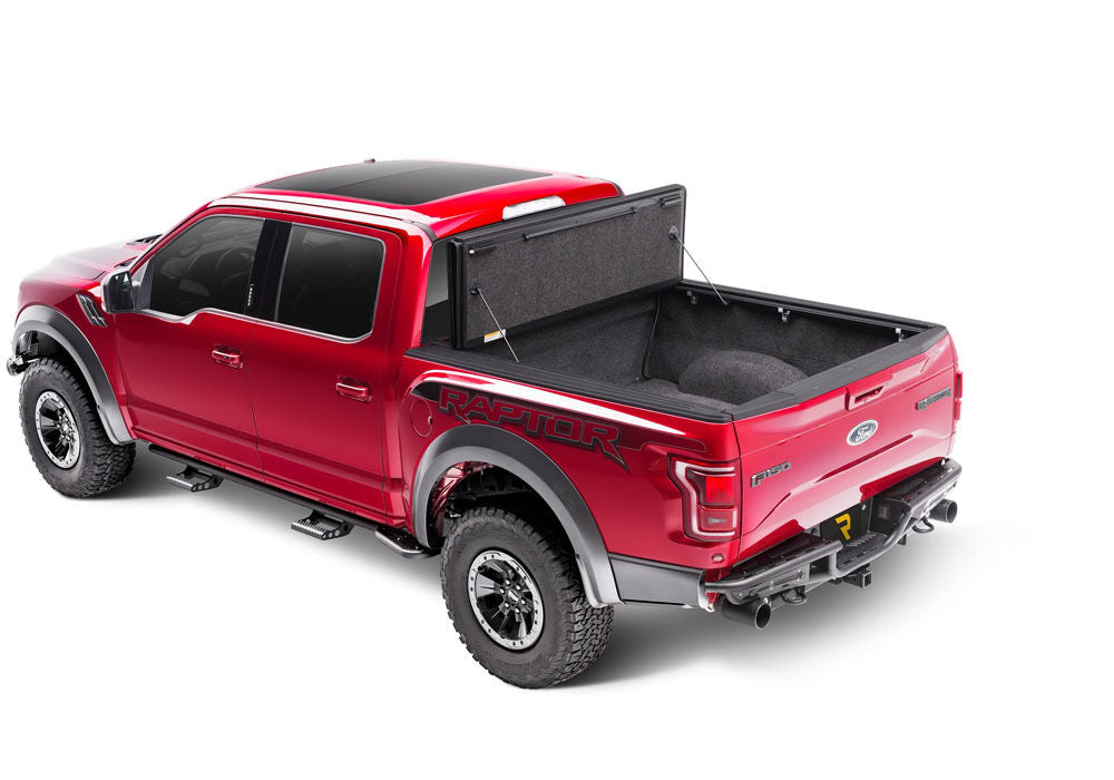 Tonneau Cover Fusion 2015-2019 Ford F-150 5 Foot 7 Inch Bed Ruby Red UnderCover