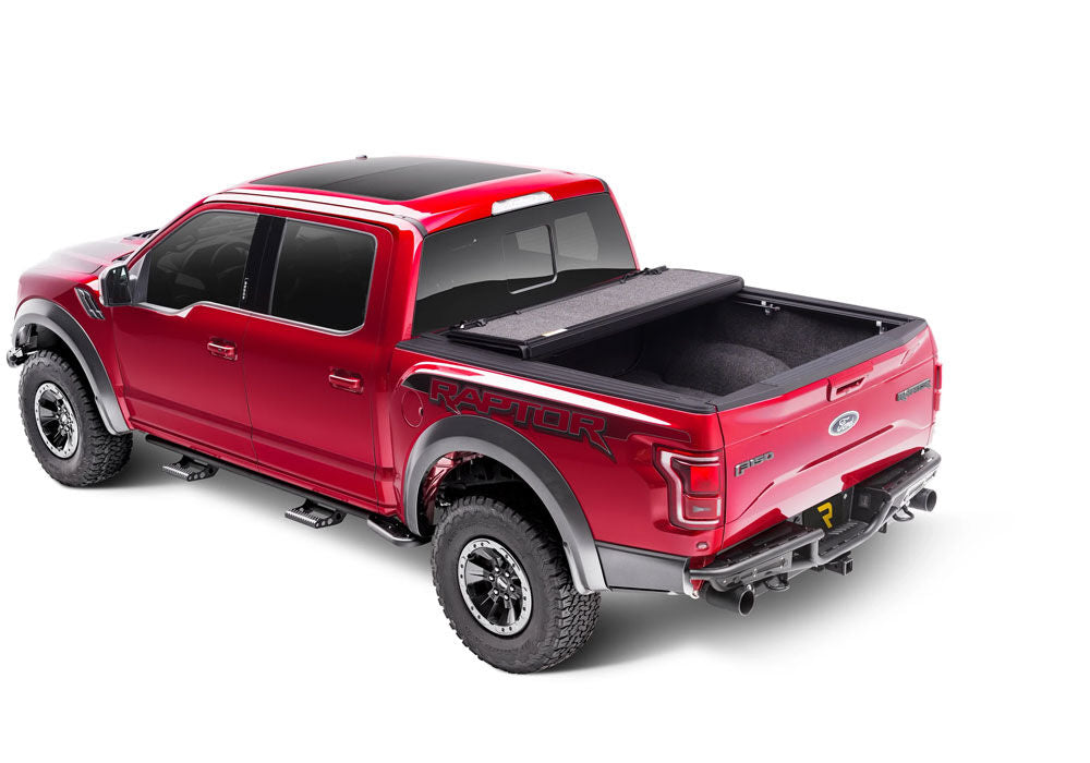 Tonneau Cover Fusion 2015-2019 Ford F-150 5 Foot 7 Inch Bed Ruby Red UnderCover