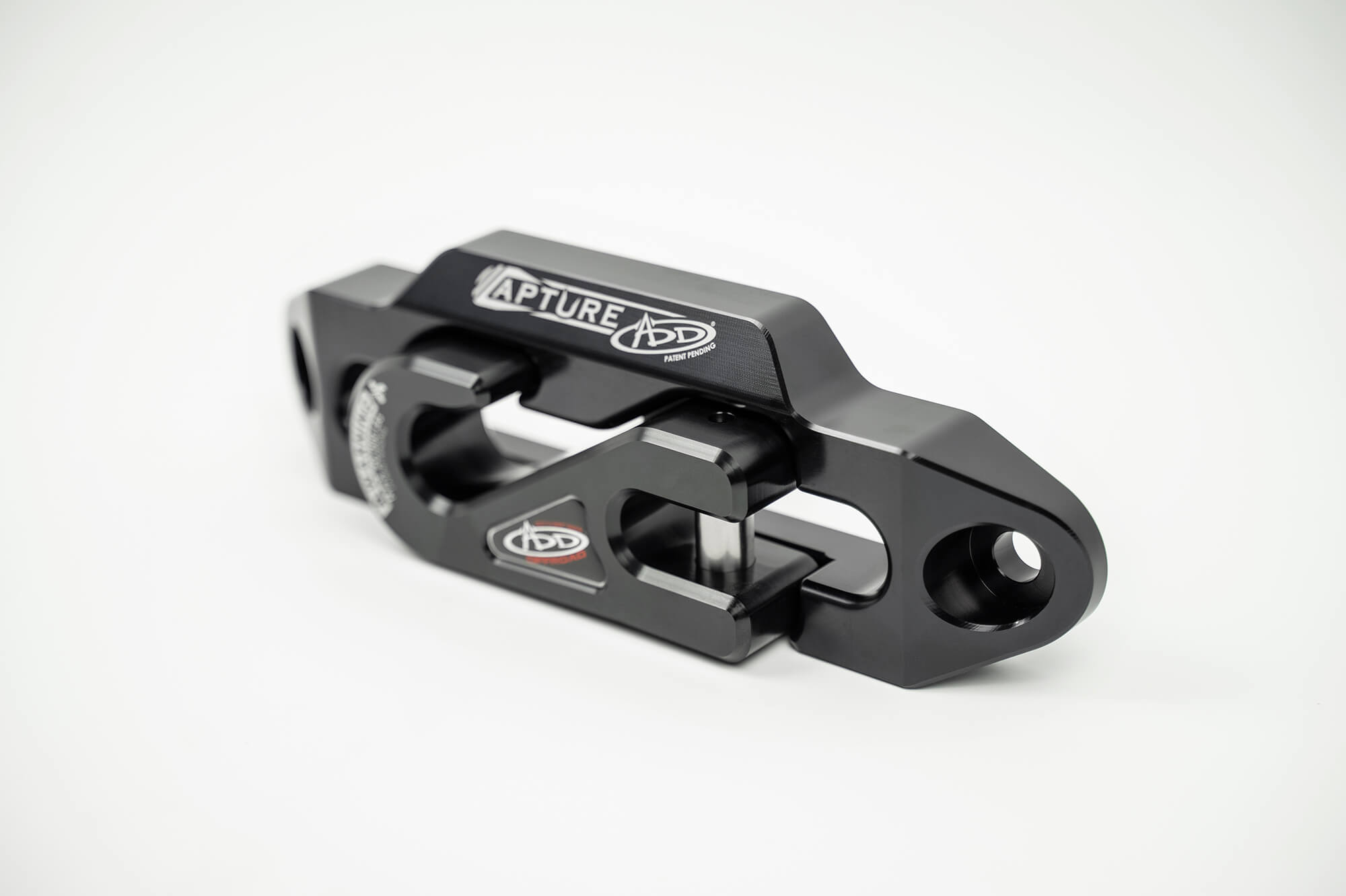 ADD Capture Fairlead in black, featuring a sleek design and durable construction for offroad winching applications.
