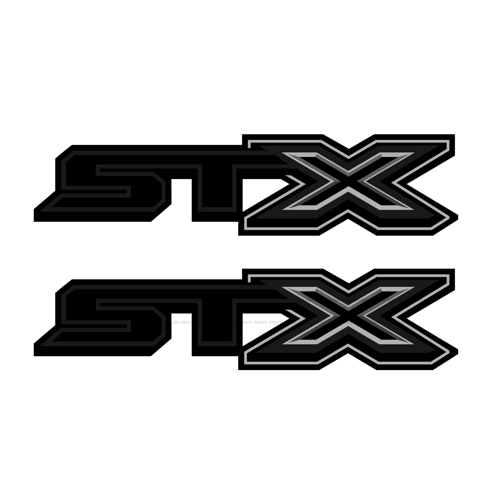 STX Decals Replacement Stickers Ford Bedside
