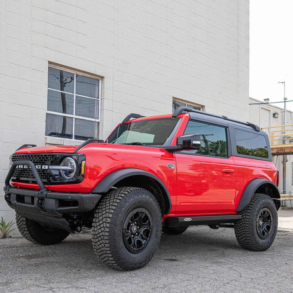 Bronco Side Step Sliders For 21-Pres Bronco 2 Door Models Set Rock Slide Engineering