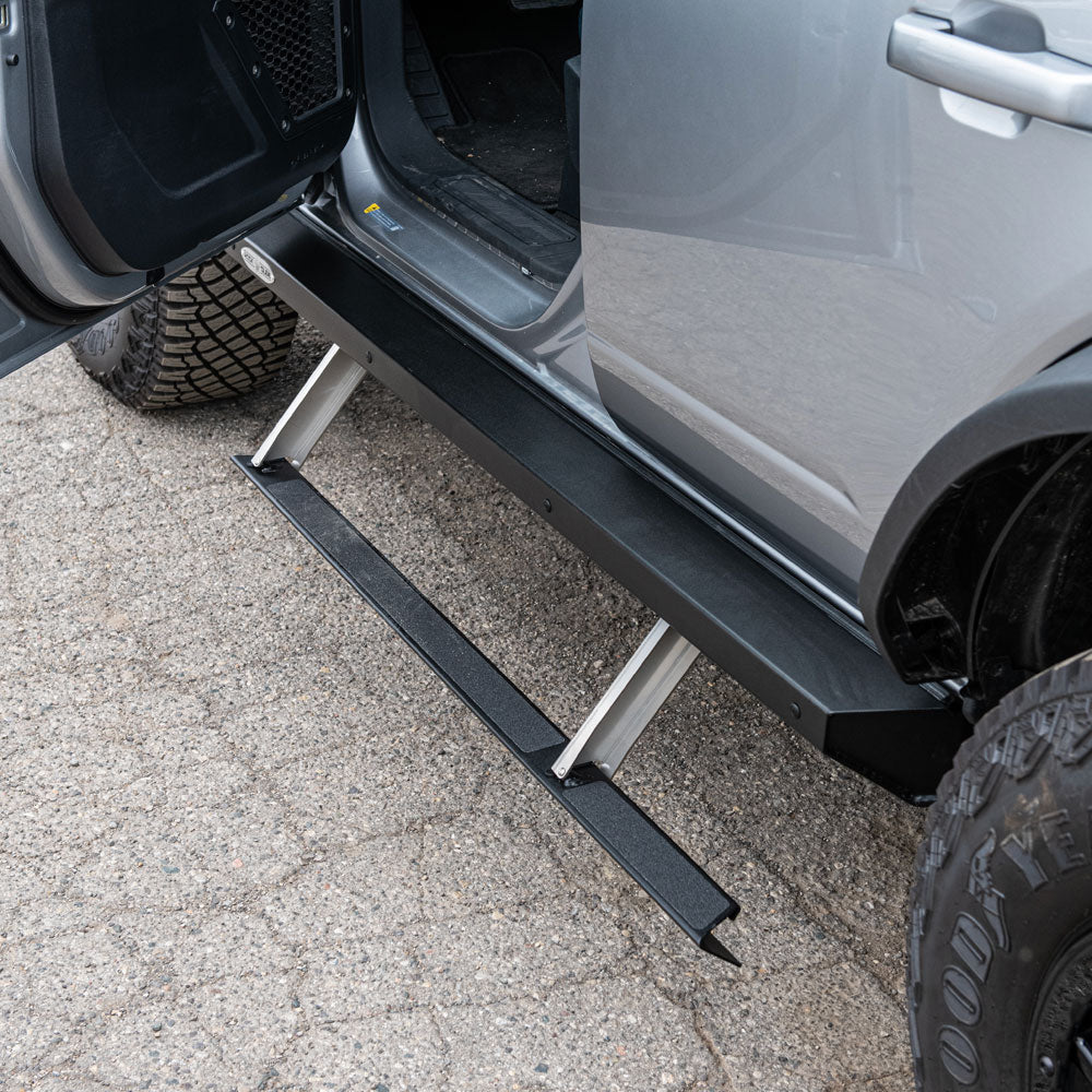Bronco Side Step Sliders For 21-Pres Bronco 4 Door Models Passenger Side Sub Part Rock Slide Engineering
