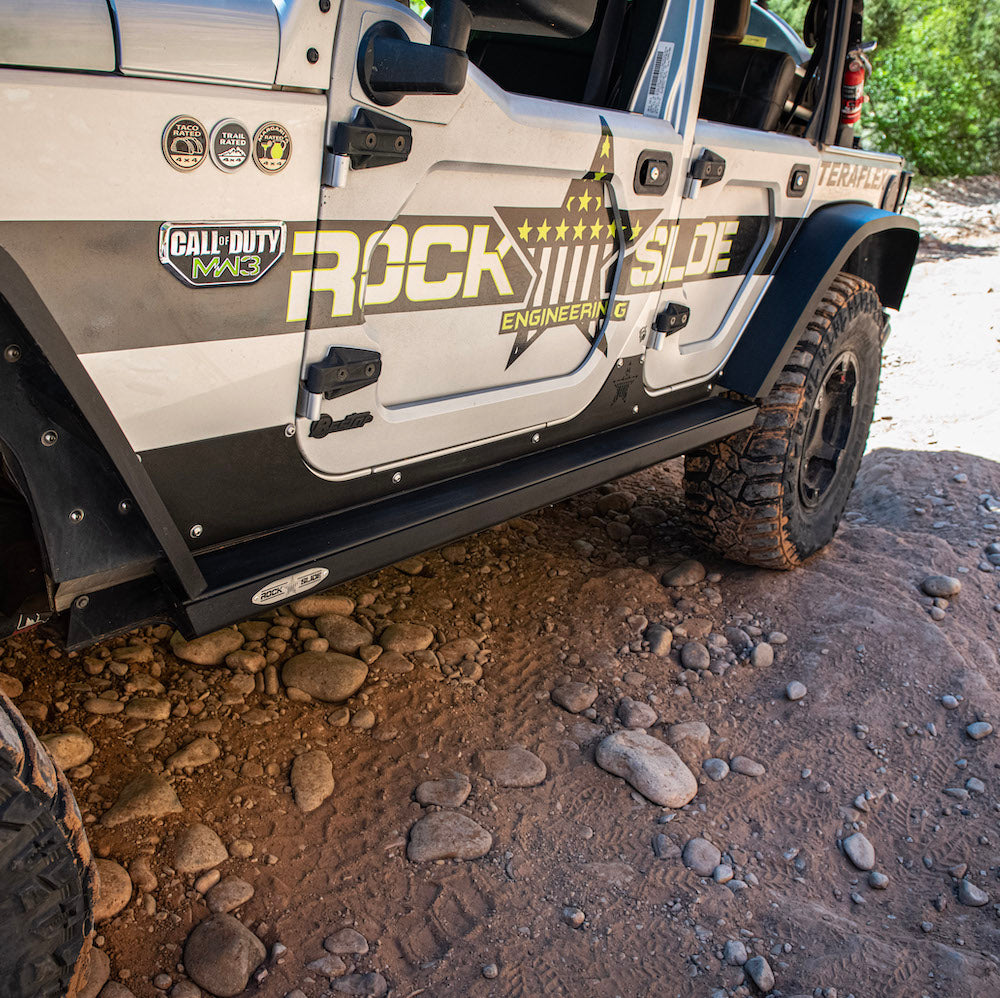 Jeep JK Side Step Slider Set For 07-18 Wrangler JK 4 Door Models Set Rock Slide Engineering