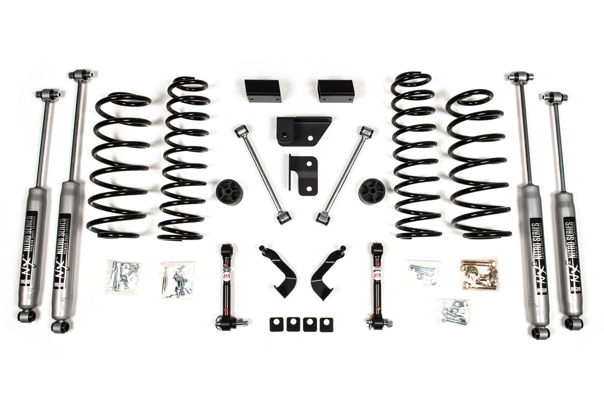 2 Inch Lift Kit Jeep Wrangler JL 18-25 4-Door NX2 Nitro Shocks
