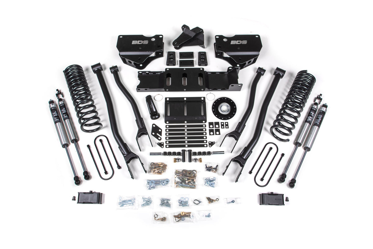 4 Inch Lift Kit w/ 4-Link | Extended Travel | Ram 3500 (25-26) 4WD | Diesel