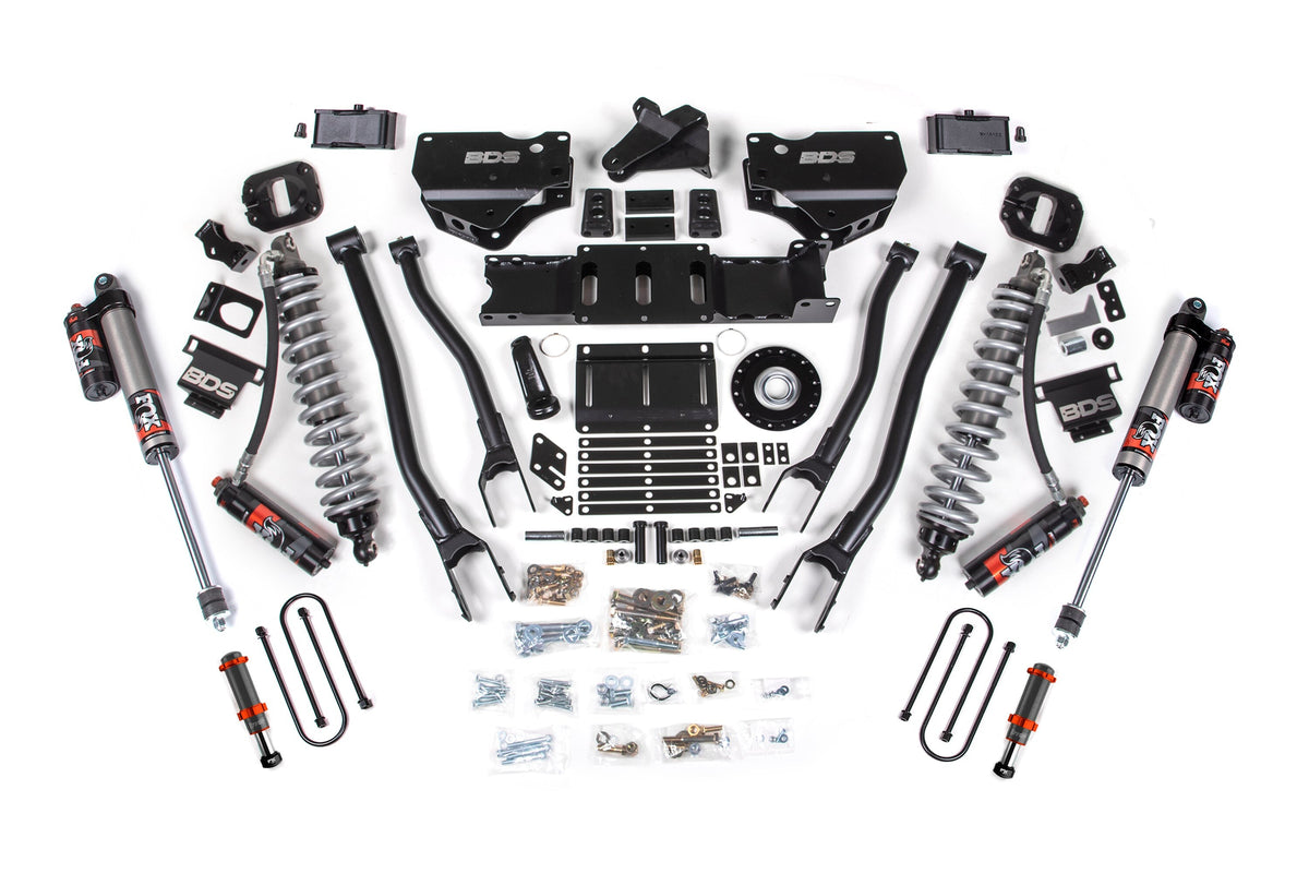 4 Inch Lift Kit w/ 4-Link | Extended Travel | Ram 3500 (25-26) 4WD | Diesel