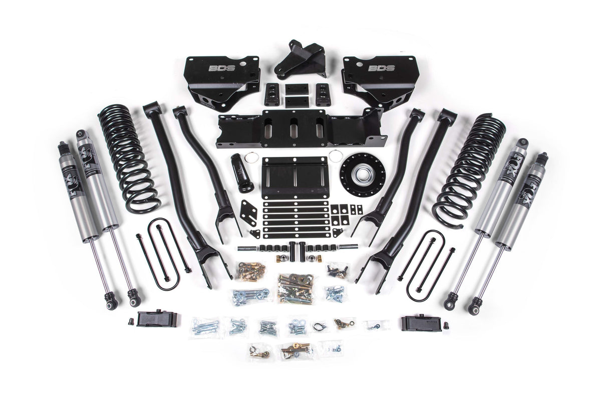 4 Inch Lift Kit w/ 4-Link | Extended Travel | Ram 3500 (25-26) 4WD | Gas