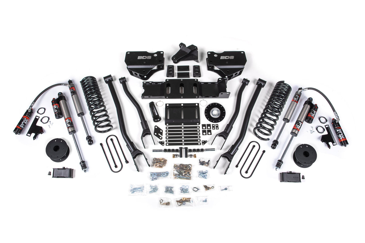 4 Inch Lift Kit w/ 4-Link | Extended Travel | Ram 3500 (25-26) 4WD | Gas