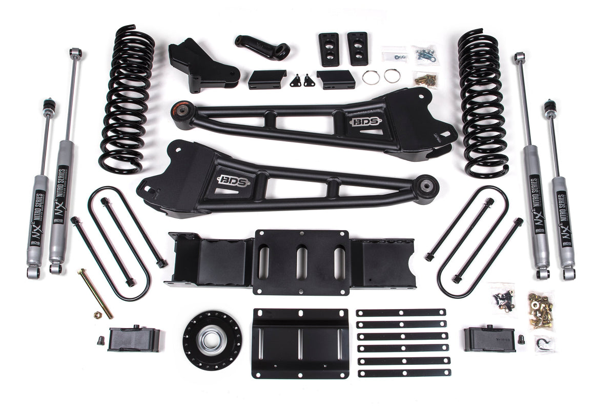 4 Inch Lift Kit w/ Radius Arm | Extended Travel | Ram 3500 (25-26) 4WD | Diesel