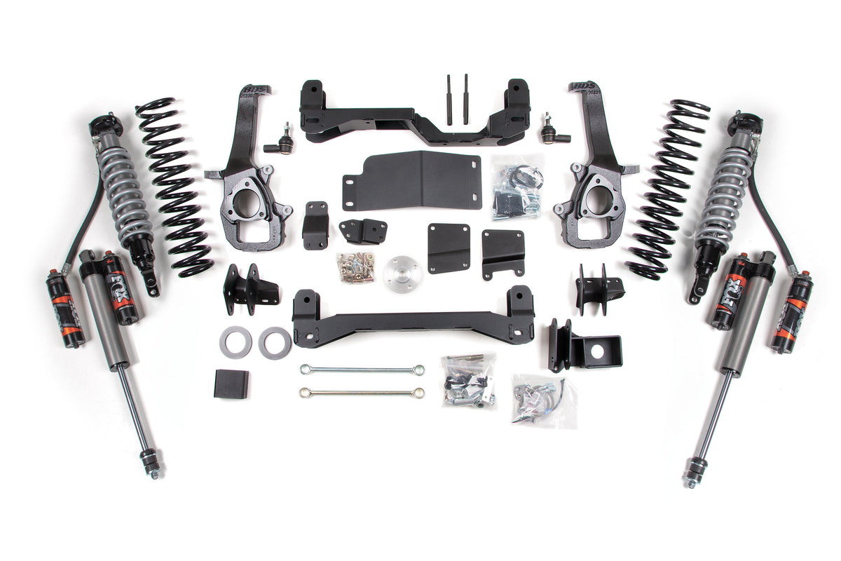 09-11 Ram 1500 4WD 4 Inch Suspension Lift Kit, 3 Inch Rear Lift, Coil Spring - Fox 2.5 Performance Elite Series C/O, Fox 2.0 IFP Performance Series Shocks BDS Suspension