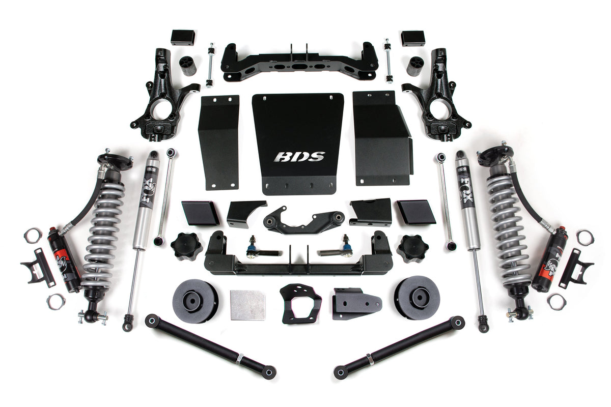 4 Inch Lift Kit FOX 2.5 Performance Elite Coil-Over Aluminum/Stamped Steel 15-19 Suburban, Tahoe, Yukon/XL 1500 4WD