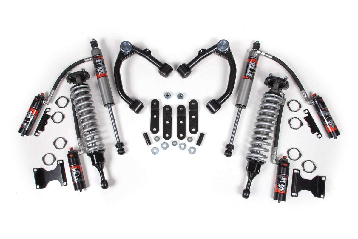 07-21 Toyota Tundra 3 Inch Suspension System, 1 Inch Rear Shackle, Fox 2.5 Performance Elite Series C/O, Fox 2.5 Performance Elite Series Shocks BDS Suspension