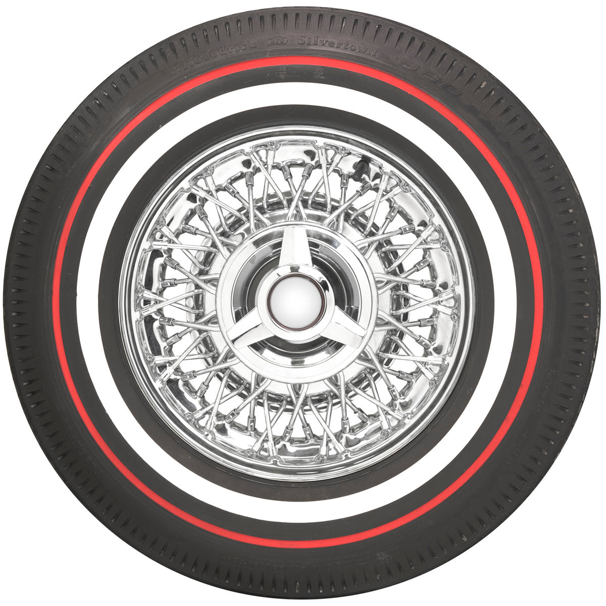 BFGoodrich 815-15 1" White Wall & 3/8" REDLINE - 60980