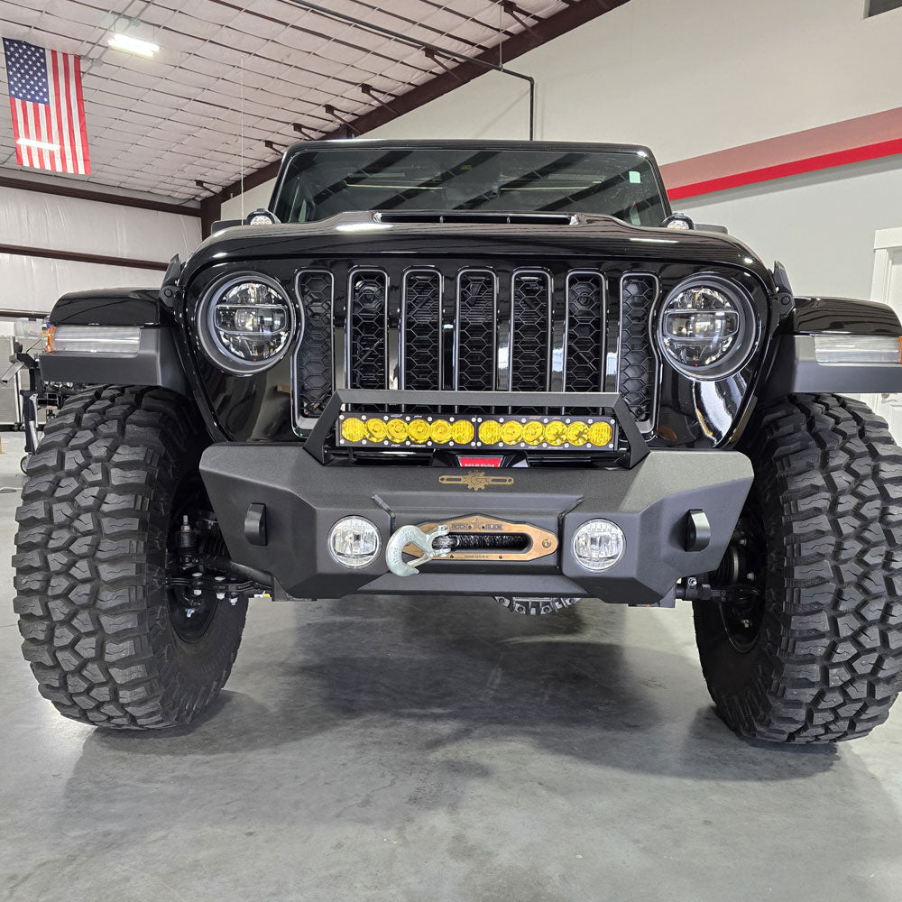 Combo Shorty Front And Full Rear Bumpers For 18-25 Jeep Wrangler JL 2-4 Door Rock Slide Engineering