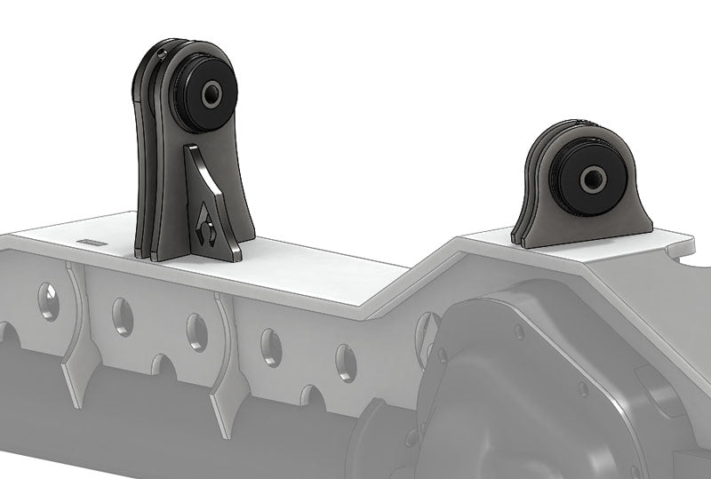 Jeep TJ Weld On UCA Brackets For Low Pro Front Truss Daystar Bushings 1/2 Inch Bolt Size Artec Industries