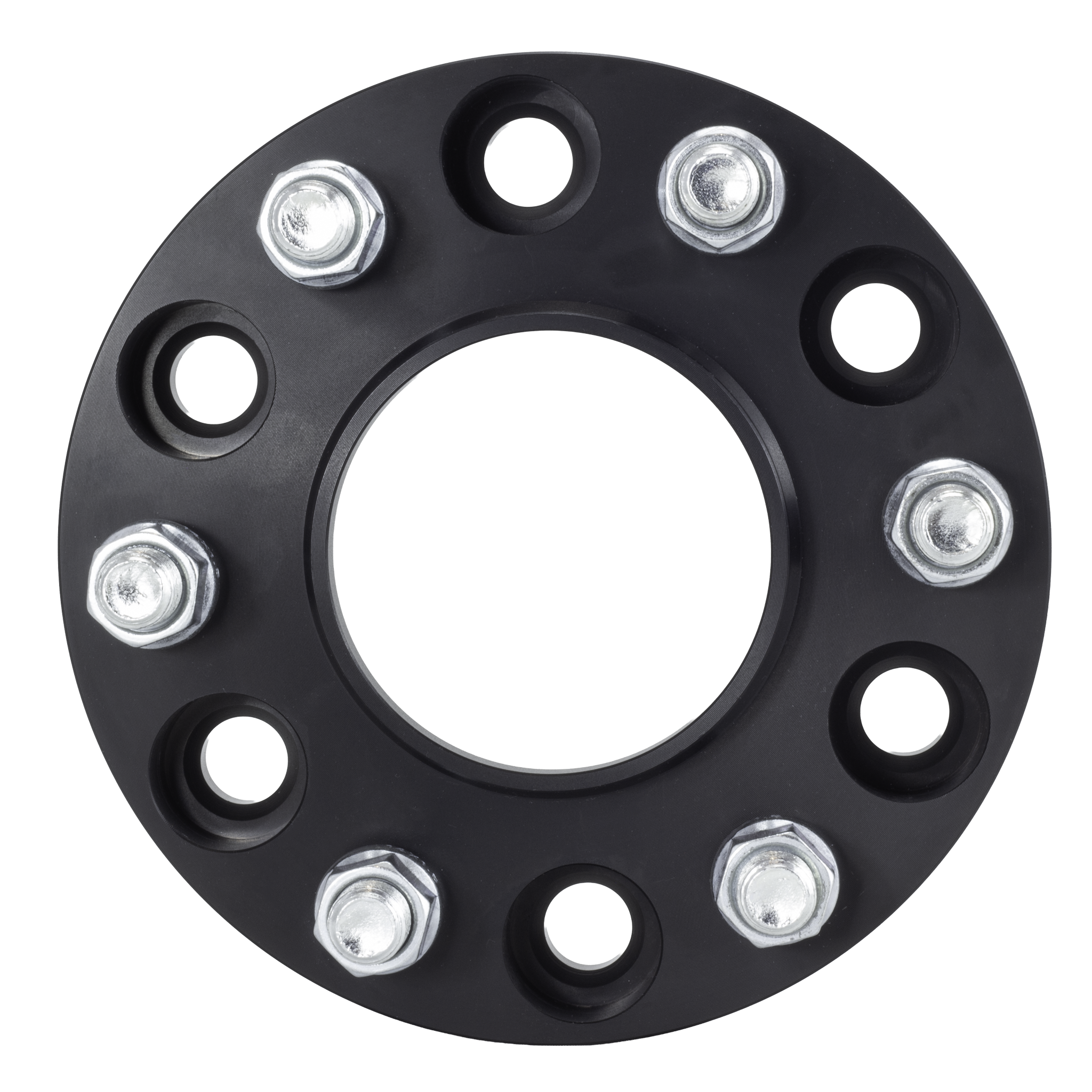 American Made 1.5" 6x5.5 Wheel Spacers For Bronco 2021-2025 Ranger 2019+ - Hubcentric, 93.1mm Hub, 12x1.5 Studs, Black, Made in the USA