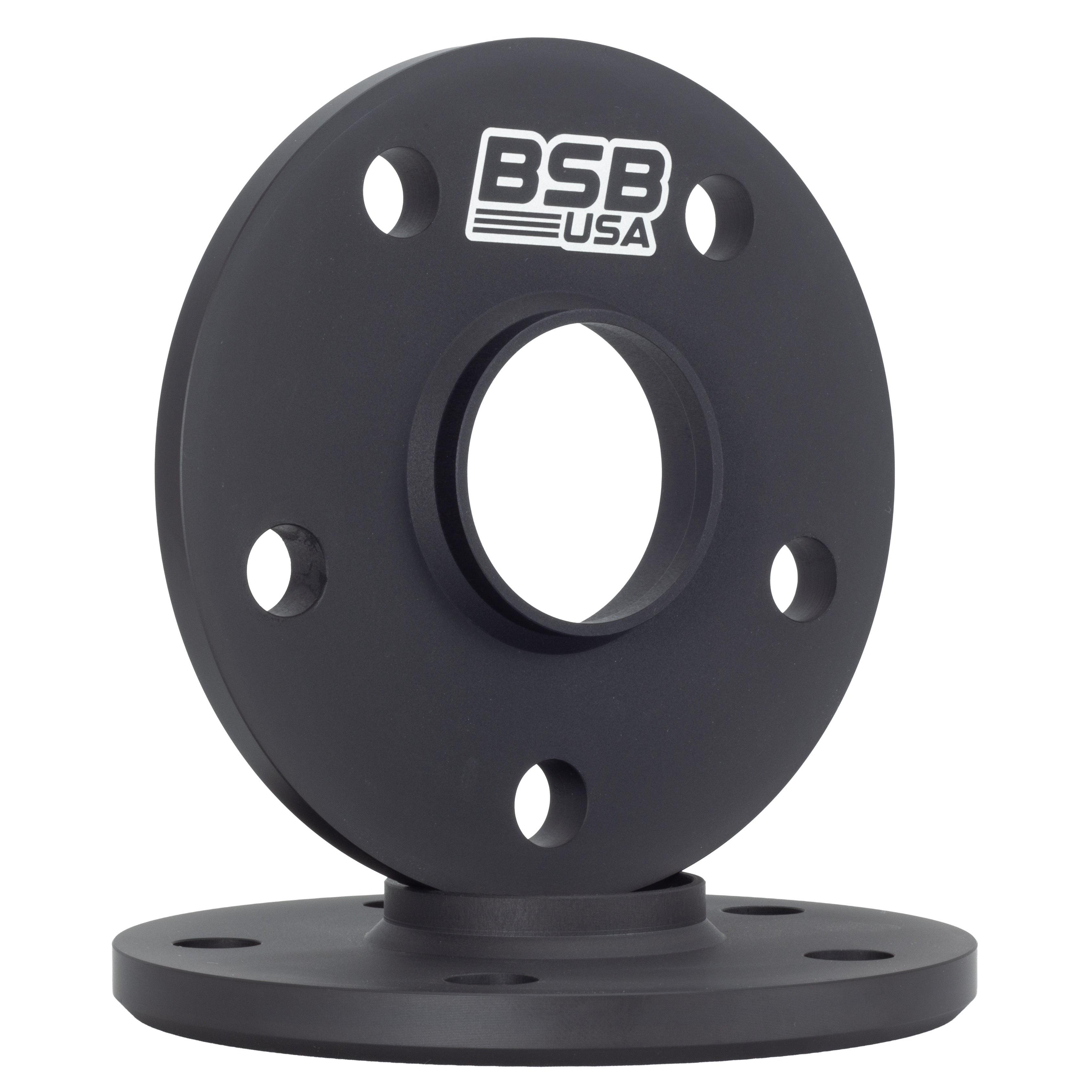 American Made 1/2" 5x4.5 Wheel Spacers For Subaru Impreza WRX STI Outback Forester - Hubcentric, 56.1mm Hub, Black, Made in the USA