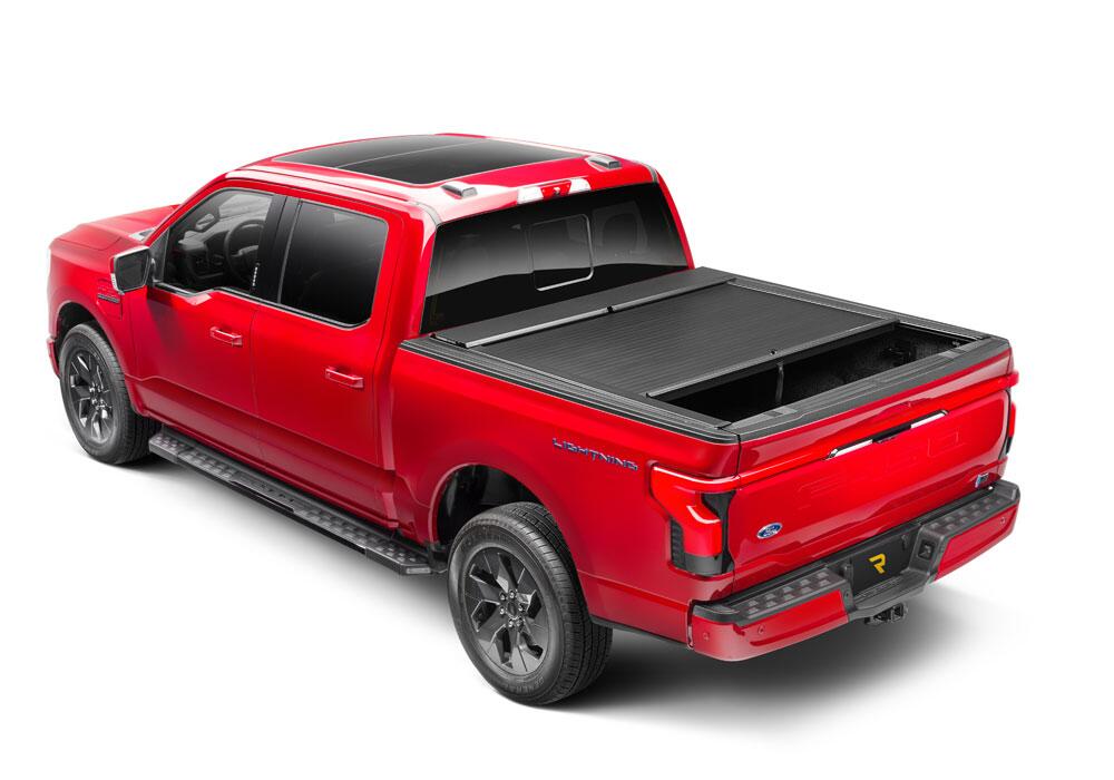 A-Series Locking Retractable Truck Bed Cover for 2021-2025 Ford F-150 5' 7 inch Bed (Includes Lightning) Roll N Lock