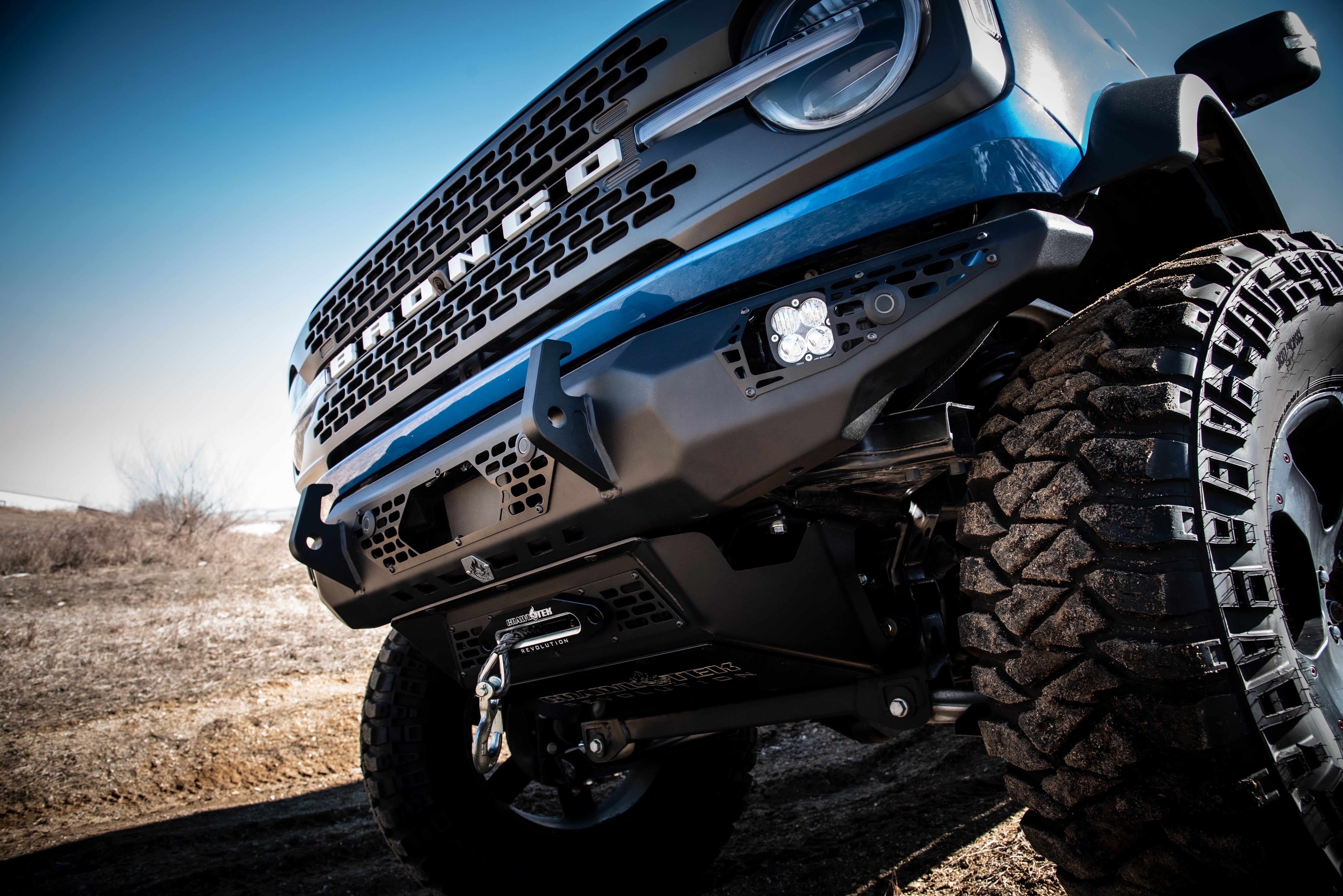 Blaze Front Skid Plate w/ Winch Mount | Ford Bronco (21-26)