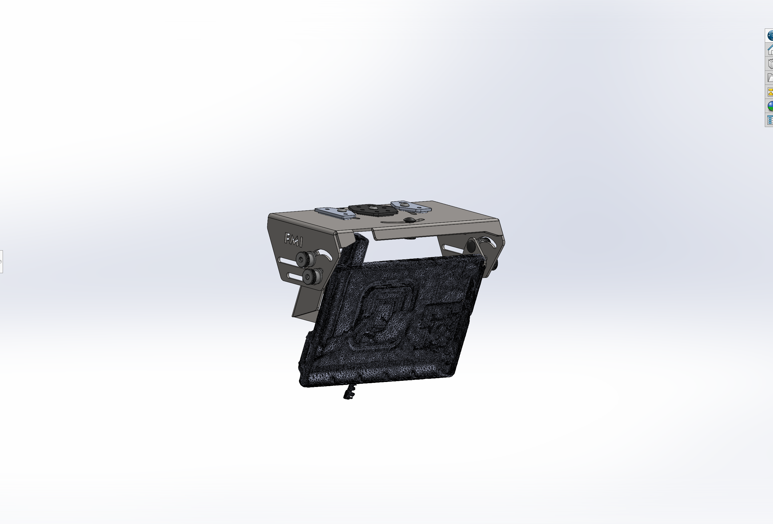 Fold Down Garmin TREAD-XL GPS Mount - (for Bronco & Bronco Raptor Roof Panel)