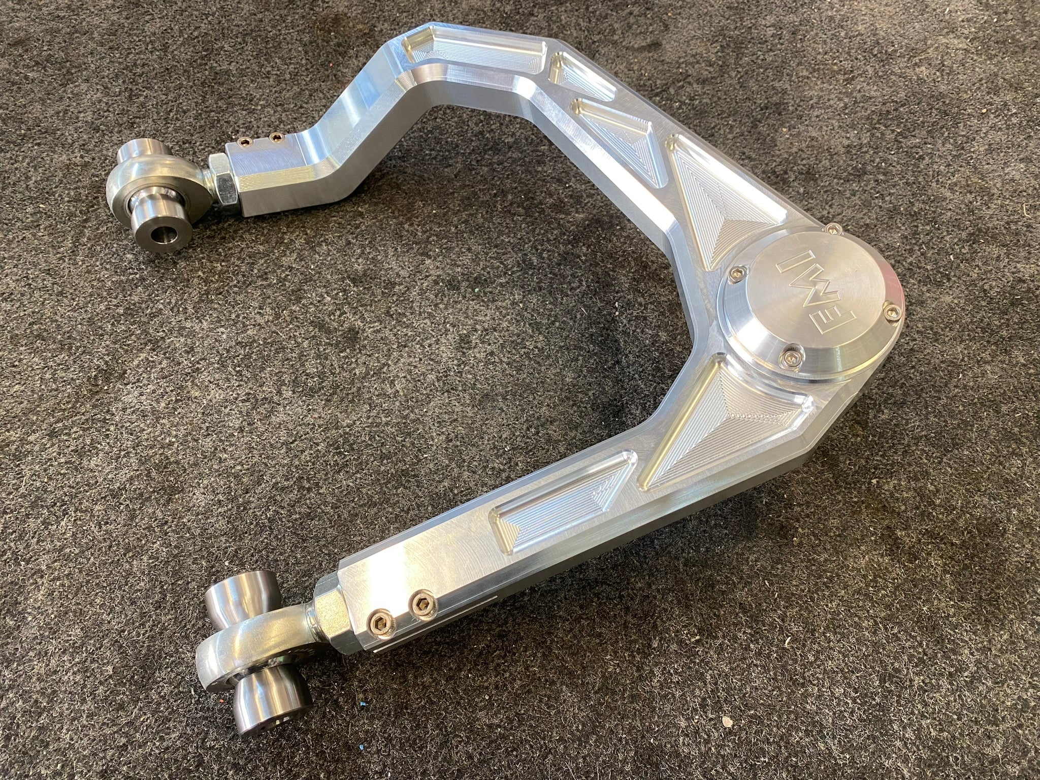 Bronco Raptor billet upper arm kit designed for stock length, featuring durable aluminum construction and precision engineering.