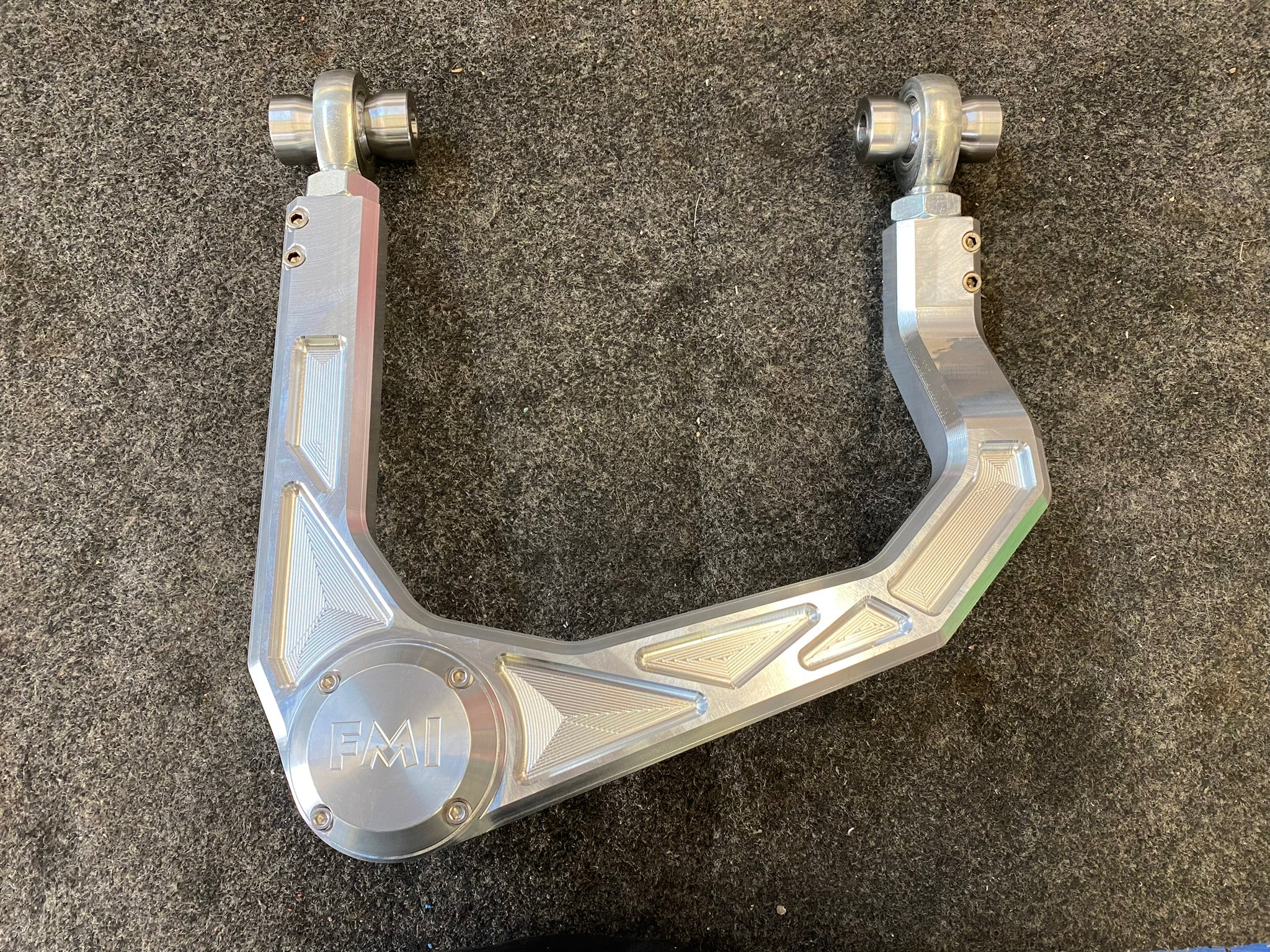 Bronco Raptor billet upper arm kit designed for stock length, featuring durable aluminum construction and precision engineering.