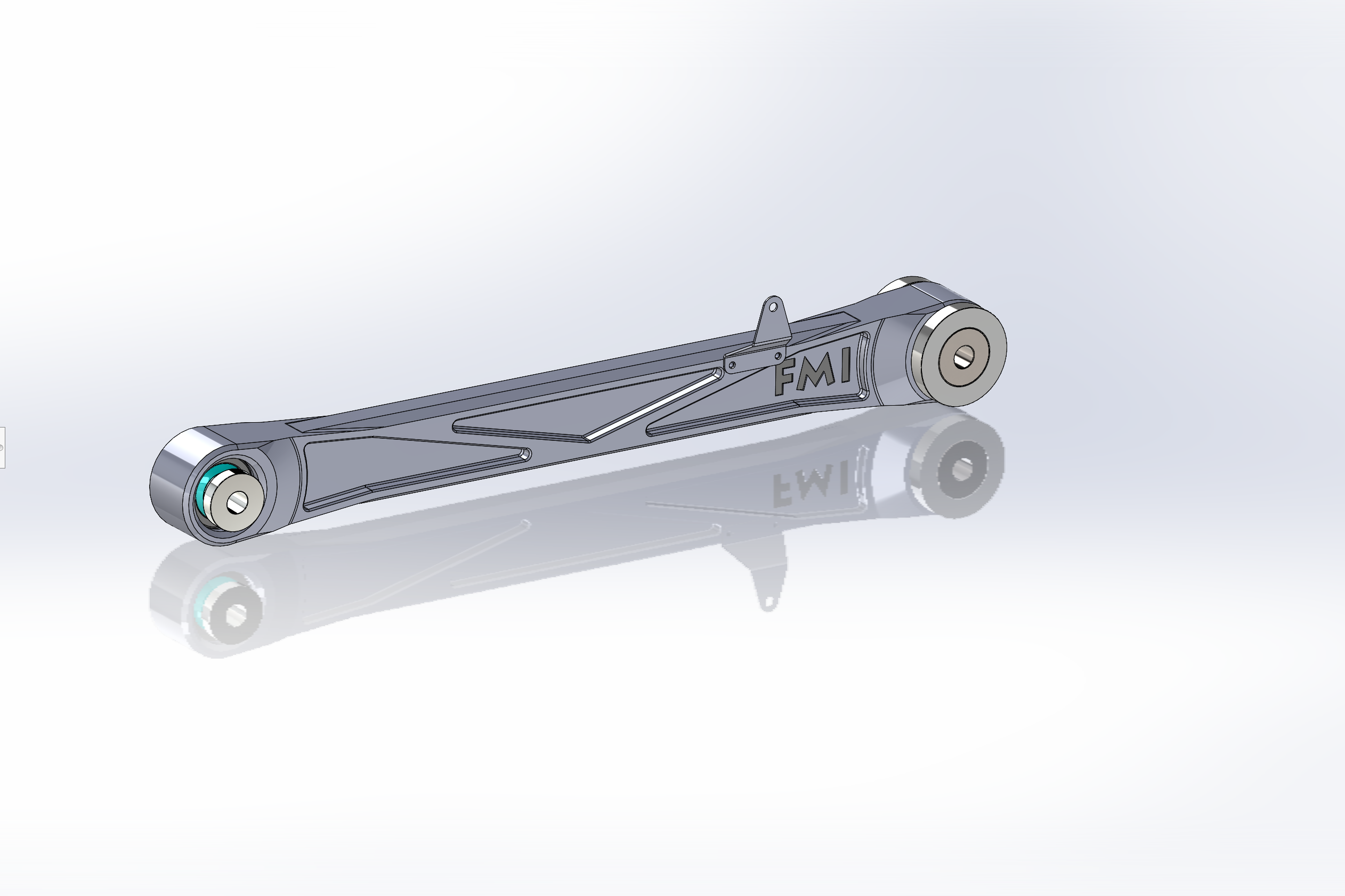 Bronco Raptor billet aluminum rear suspension lower arm designed for enhanced durability and performance in offroad applications.