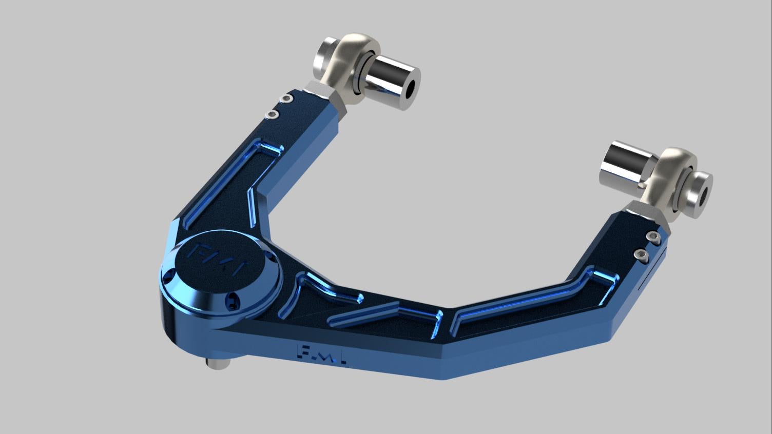 Billet aluminum upper arm kit for 2021 and newer Bronco, designed for stock length suspension upgrades.