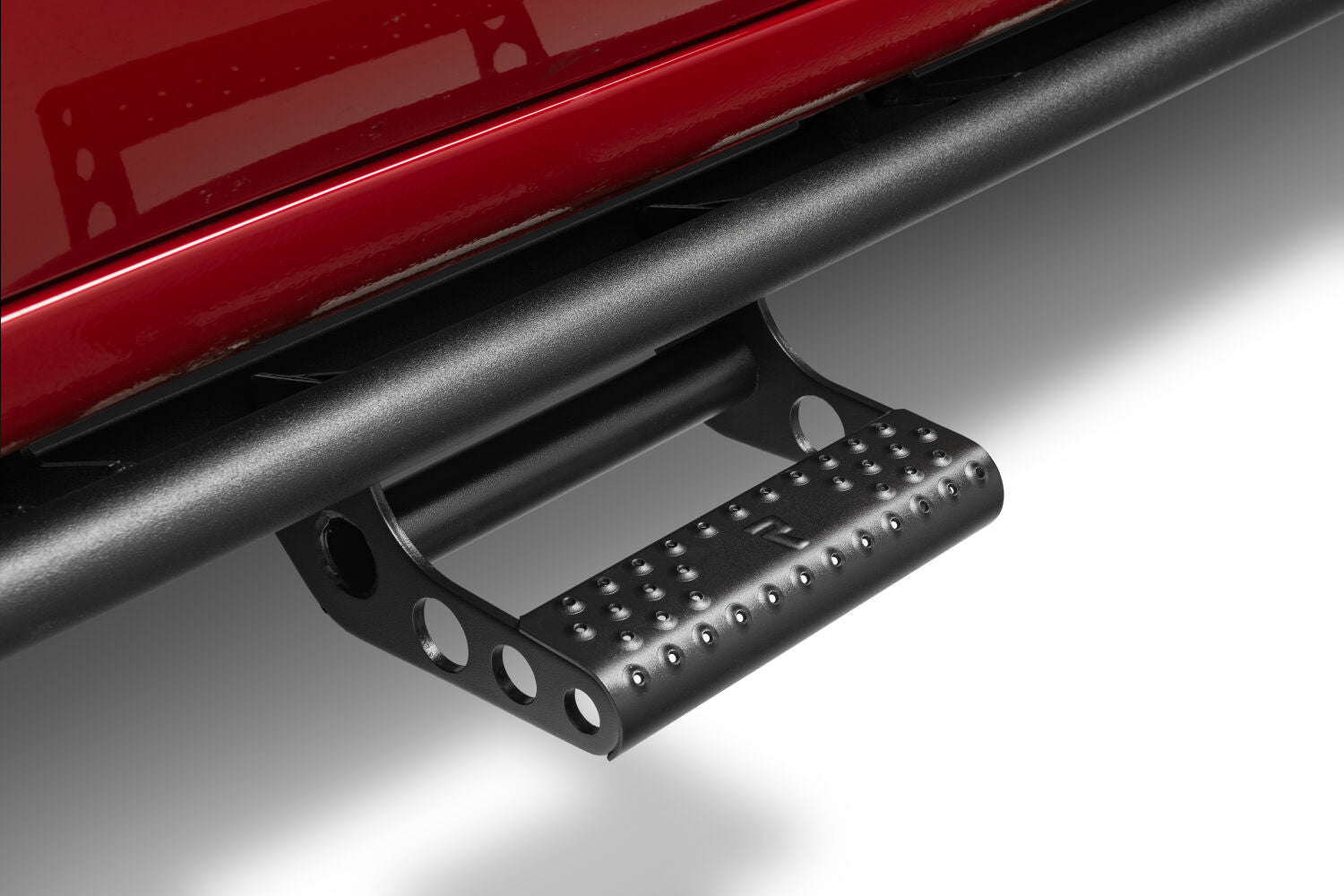 RKR Step System Cab Length (2 Step Mounts/2 Steps per Side) 1.75 Inch Rails 2019 (New Body Style)-2025 Chevy Silverado/GMC Sierra 1500/2020-2025 2500 HD/3500 HD Crew Cab Textured Black NFab