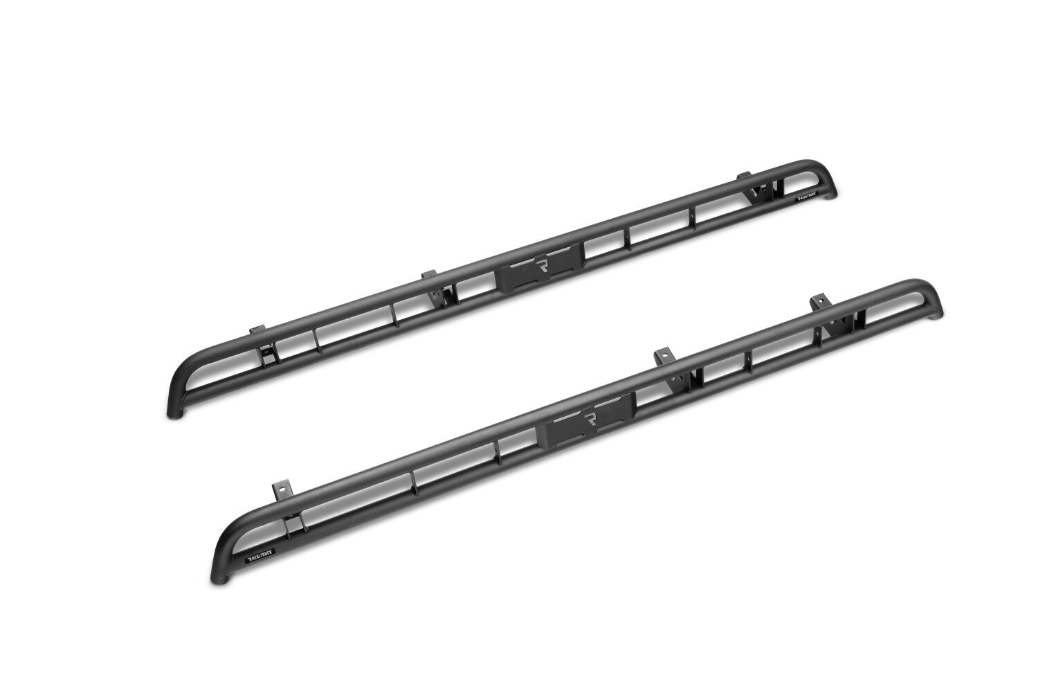 RKR Rock Rails Cab Length 2019 (New Body Style)-2025 Chevy Silverado/GMC Sierra 1500/2020-2025 2500 HD/3500 HD Crew Cab Textured Black NFab