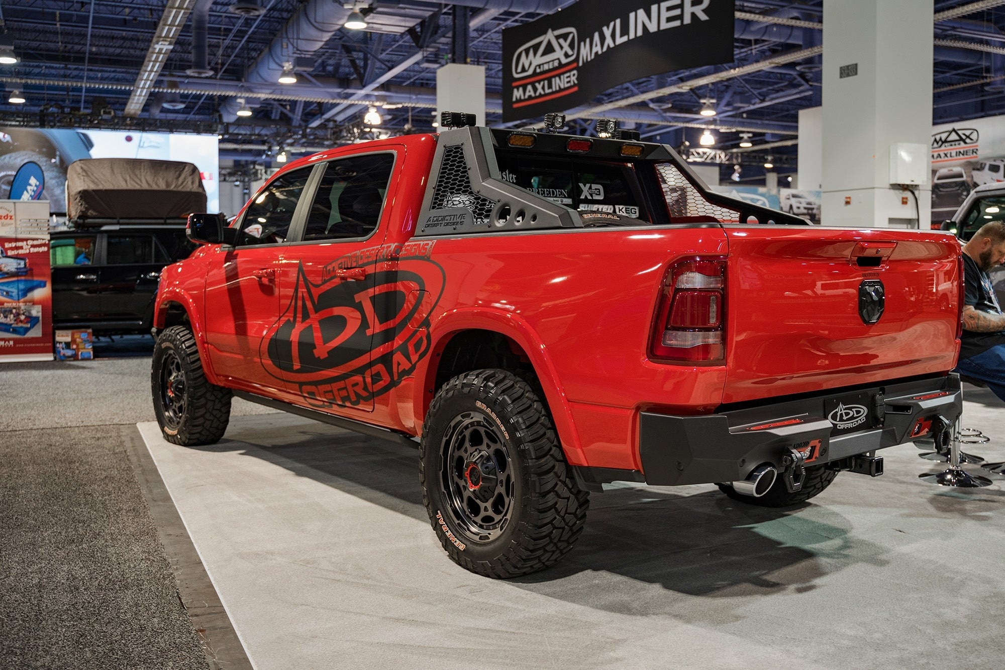 2017-2023 Ford Raptor, 1997-2023 Ford F-150, 2019-2023 RAM 1500, 2016-2018 Chevrolet 1500, 2016-2018 GMC 1500 HoneyBadger Chase Rack Addictive Desert Designs