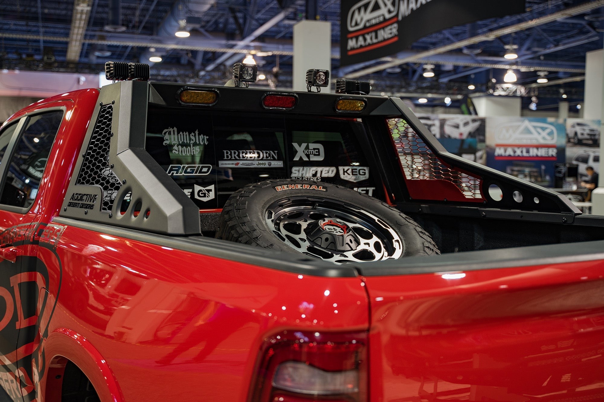 2017-2023 Ford Raptor, 1997-2023 Ford F-150, 2019-2023 RAM 1500, 2016-2018 Chevrolet 1500, 2016-2018 GMC 1500 HoneyBadger Chase Rack Addictive Desert Designs
