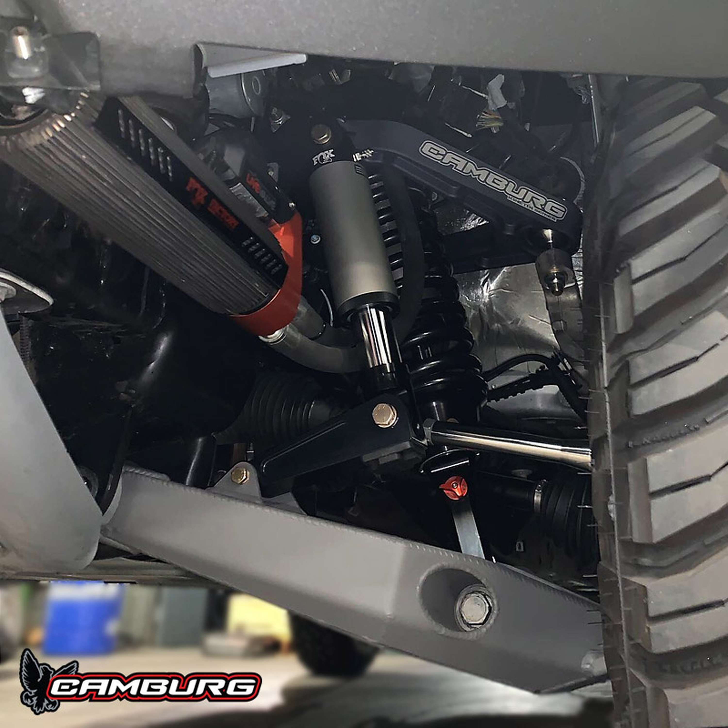 Camburg Engineering 2017-2020 Ford F-150 Raptor Red KINETIK Series Long Travel Kit CAM-110176-K-RED