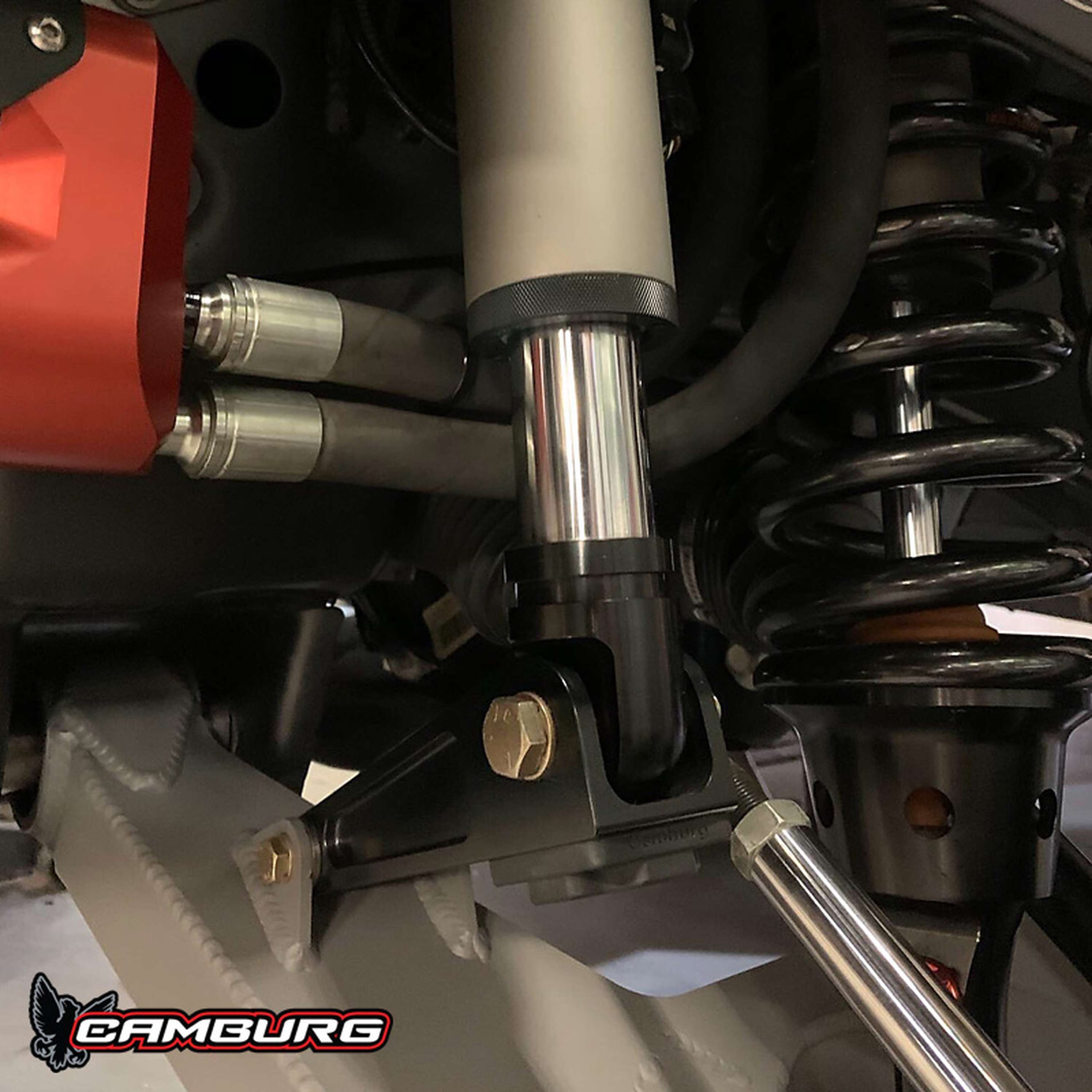 Camburg Engineering 2017-2020 Ford F-150 Raptor Red KINETIK Series Long Travel Kit CAM-110176-K-RED