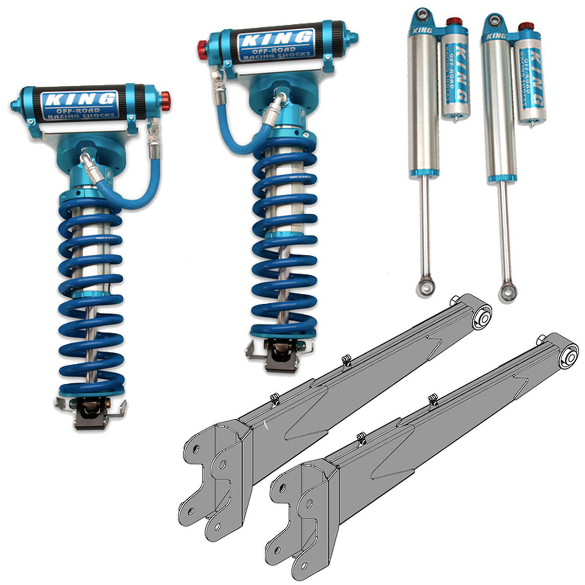 Camburg Engineering Ford F-250/350 4wd '05-16 King 3.0 Coilover w/ Adj 2.5" Performance System