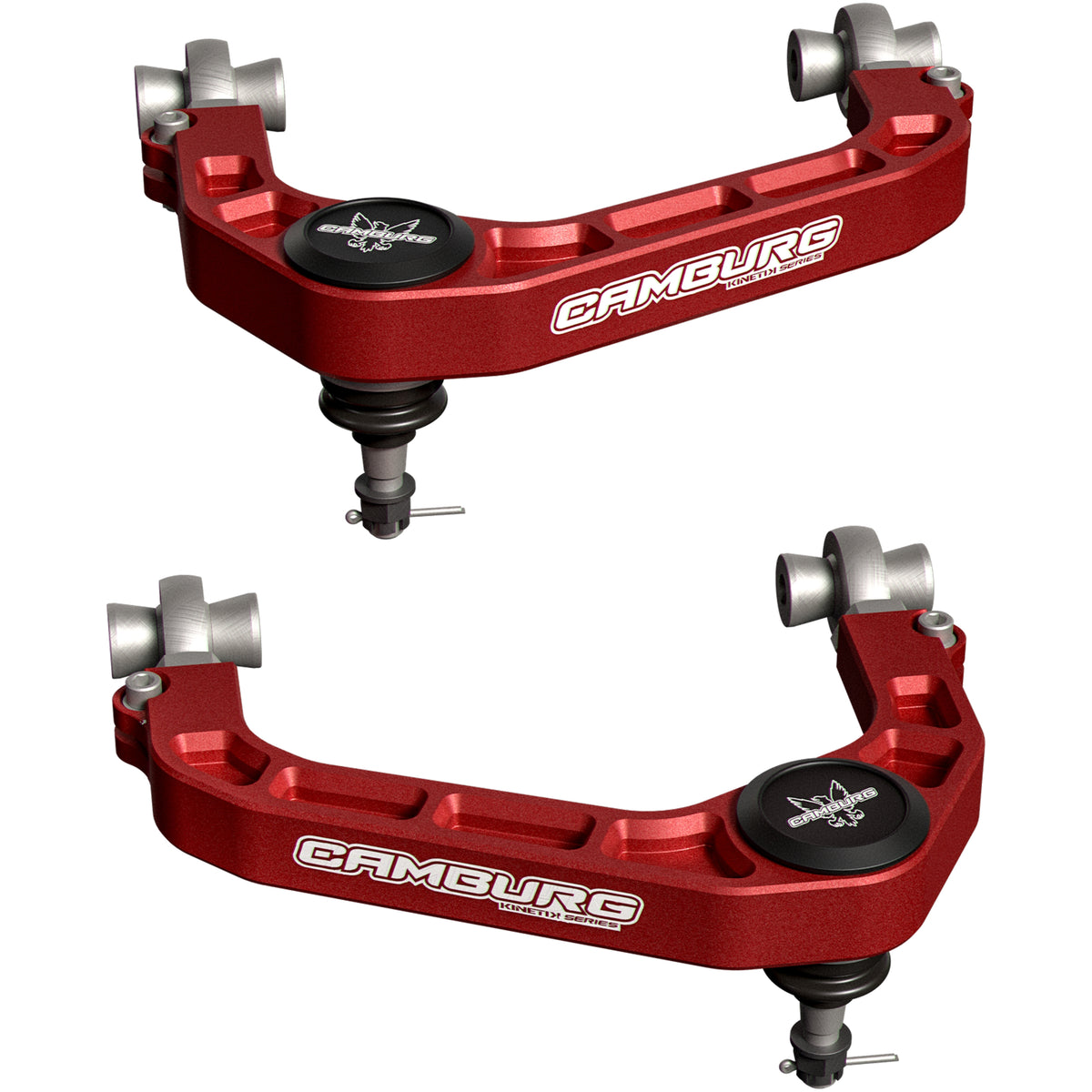 Camburg 15-20 Ford F-150 2WD/4WD KINETIK Performance Billet X-Joint XL Upper Arms (Red)