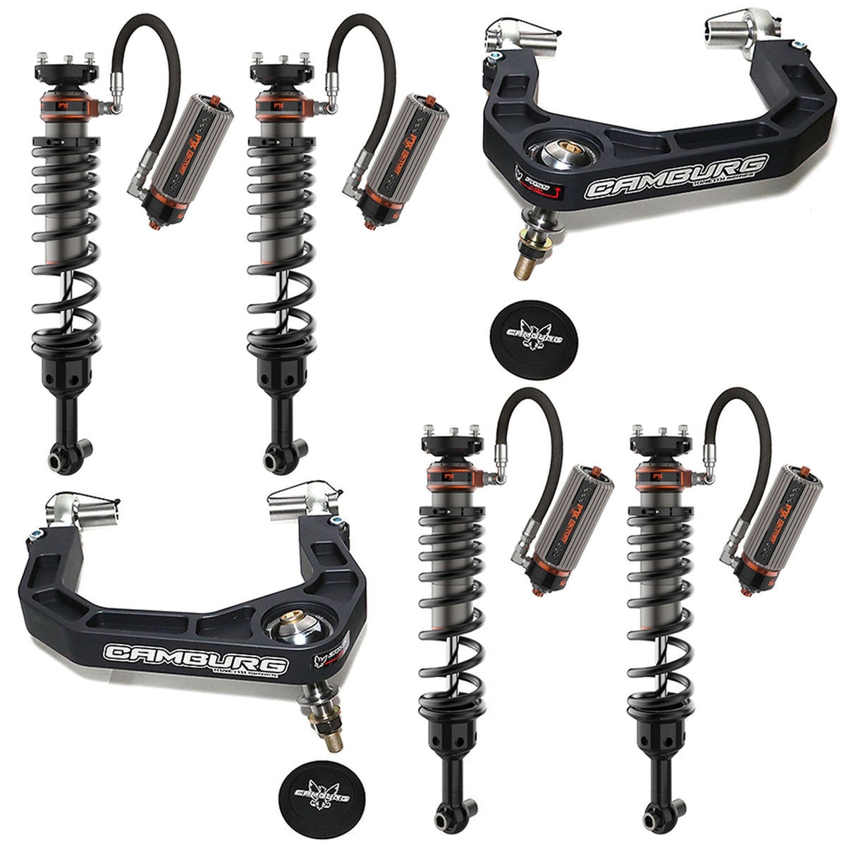 Camburg Engineering 2021-2025 Ford Bronco Excludes Raptor FOX 3.0 Performance DSC KINETIK Series Lift Kit CAM-110270-K