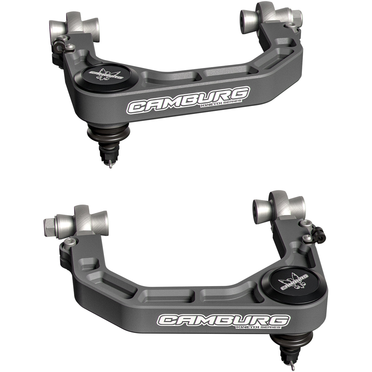 Camburg 05-23 Toyota Tacoma 4WD KINETIK V2 Performance Billet X-Joint XL Upper Arms - Gray