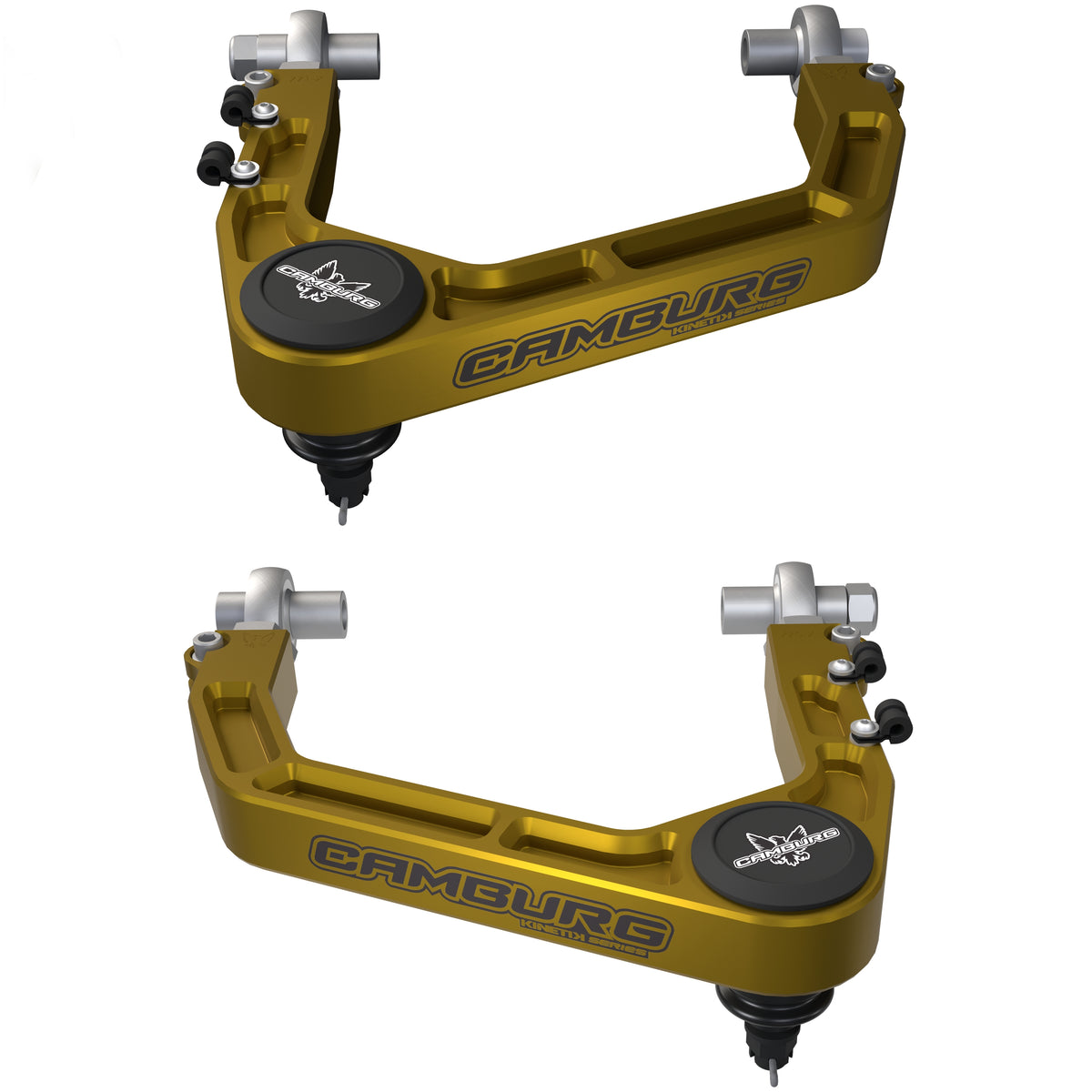 Camburg 07-21 Toyota Tundra / Sequoia 08-22 KINETIK Performance Billet X-Joint XL Upper Arms (Gold)
