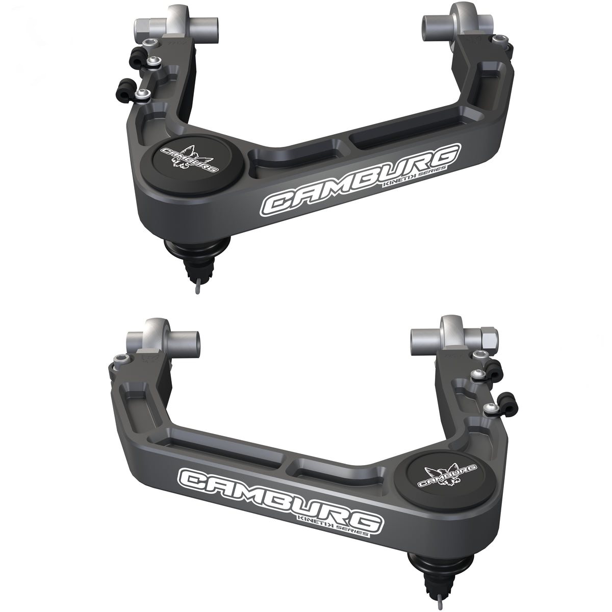 Camburg 07-21 Toyota Tundra / Sequoia 08-22 KINETIK Performance Billet X-Joint XL Upper Arms (Grey)