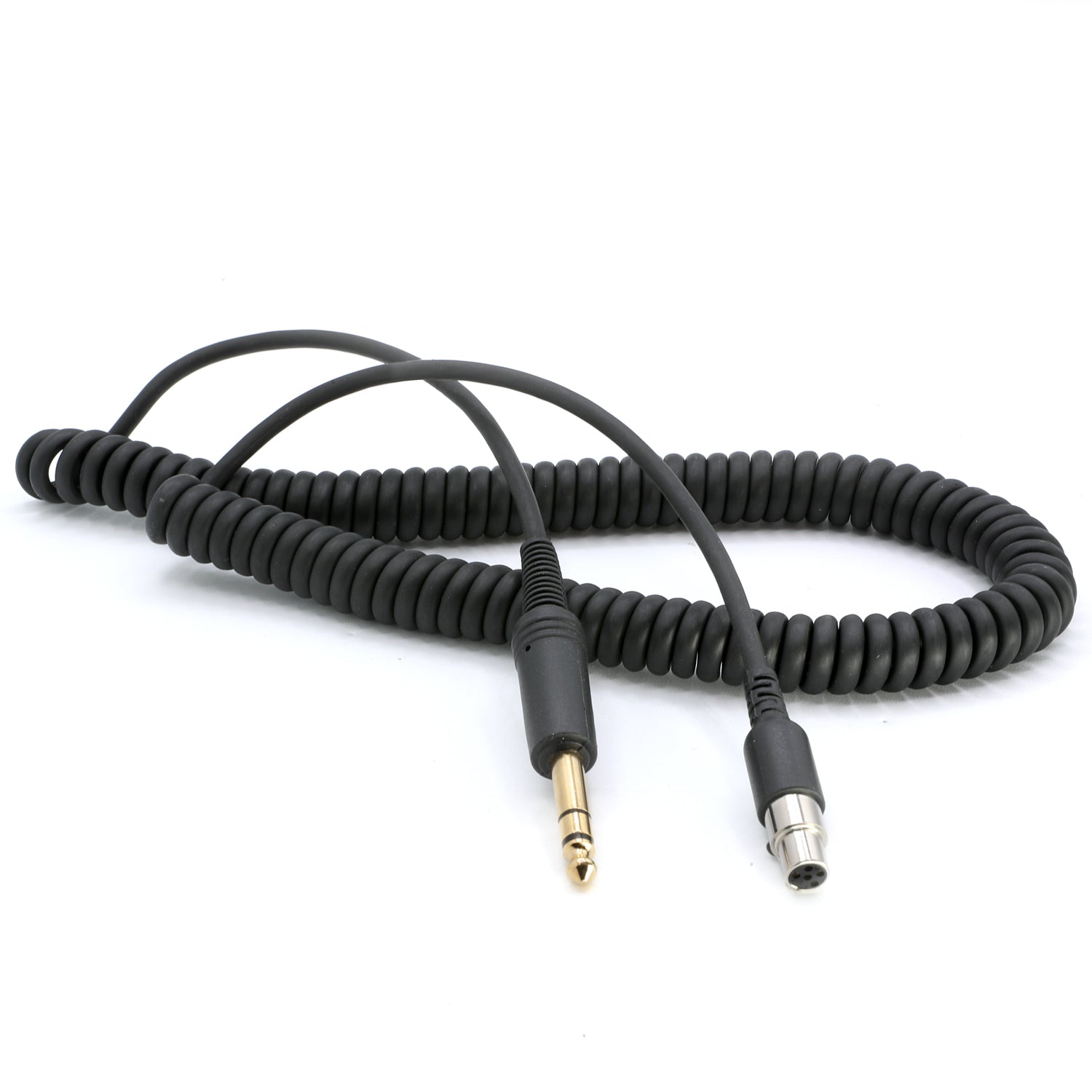 Firetruck Intercom Headset Coil Cord for 1/4  Style Jacks & FHS Headset