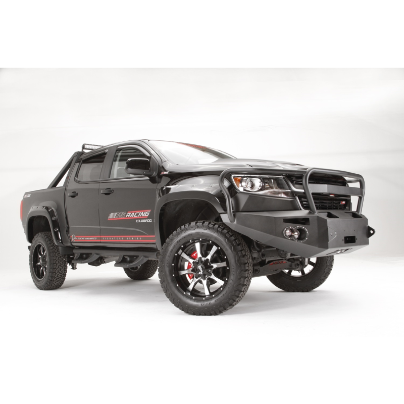 Fab Fours Premium Winch Front Bumper w/ Grille Guard Model CC15-H3350-1