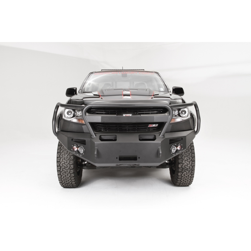 Fab Fours Premium Winch Front Bumper w/ Grille Guard Model CC15-H3350-1