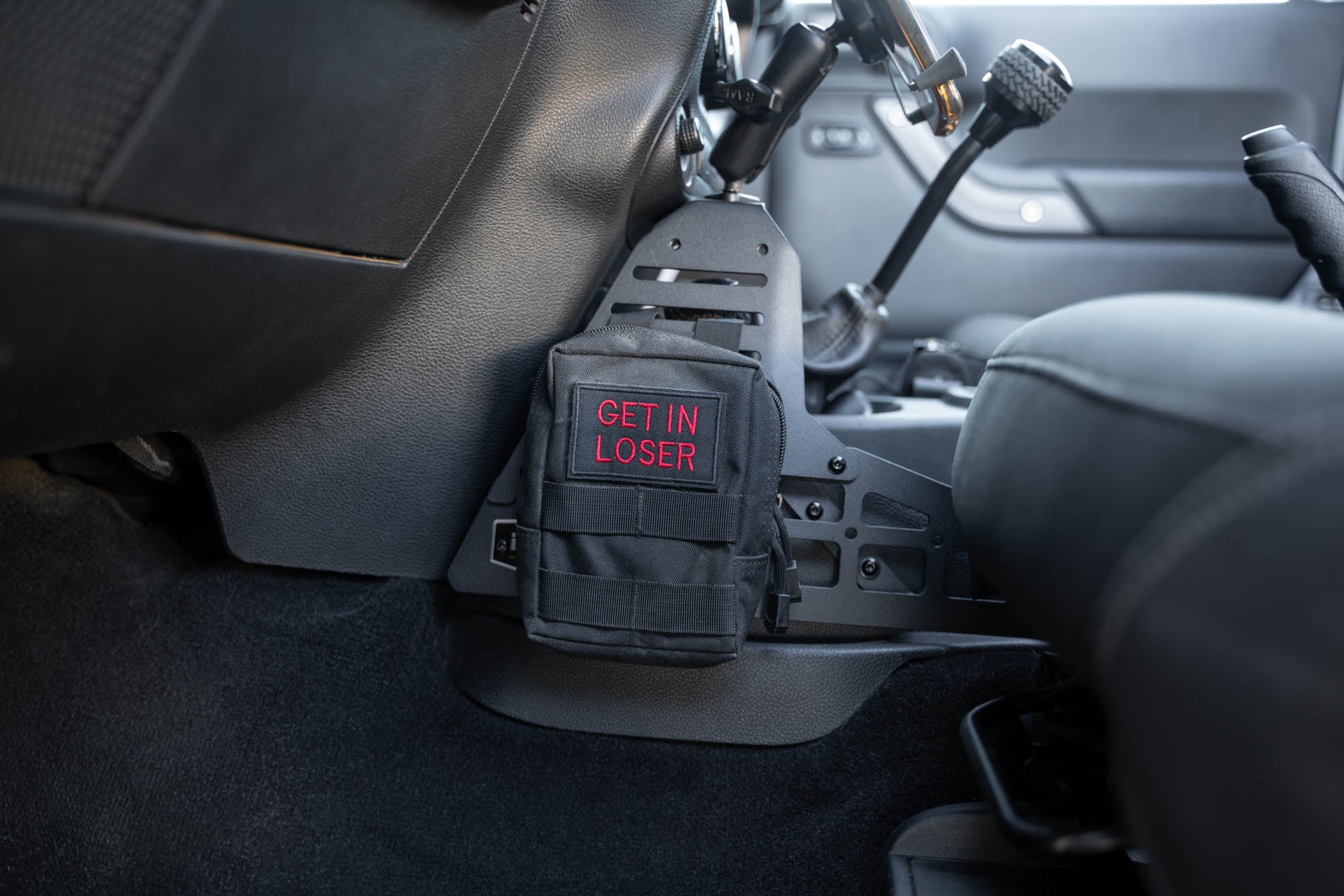 2007 2018 Jeep Wrangler Center Console Molle Panels Device Bridge DV8 Offroad
