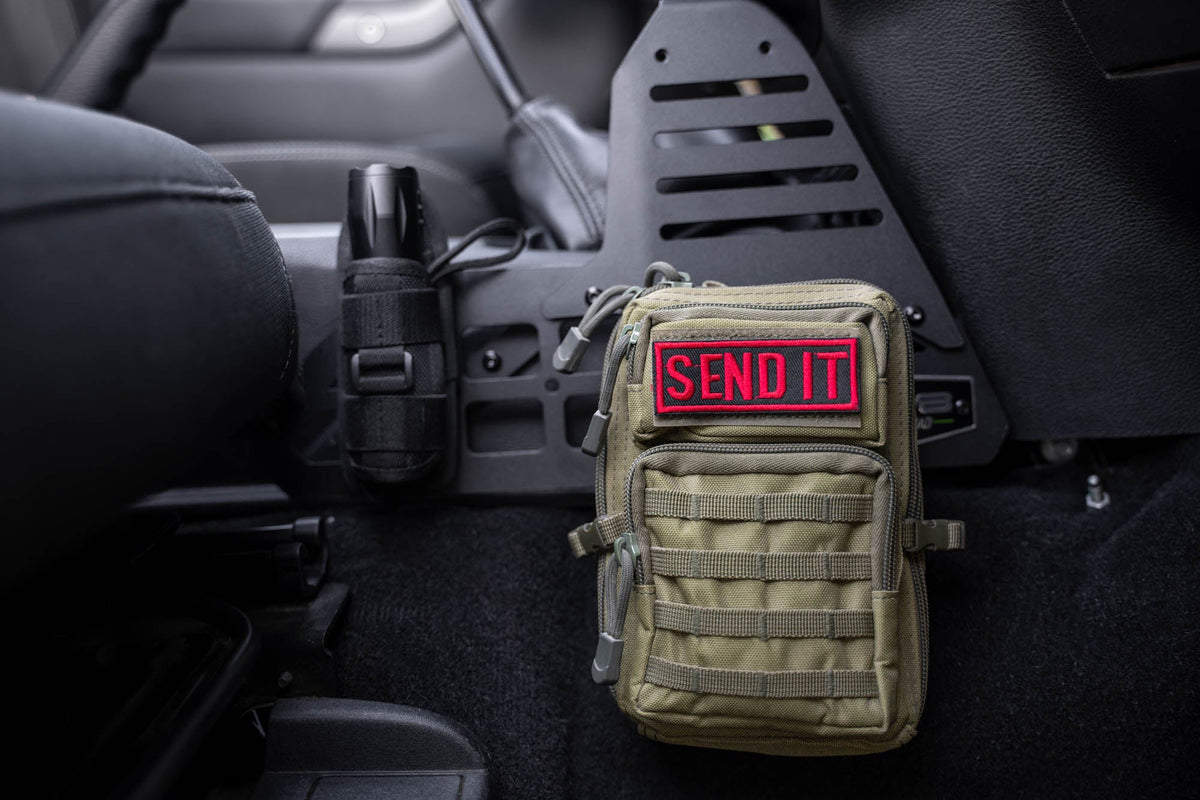 2007 2018 Jeep Wrangler Center Console Molle Panels Device Bridge DV8 Offroad