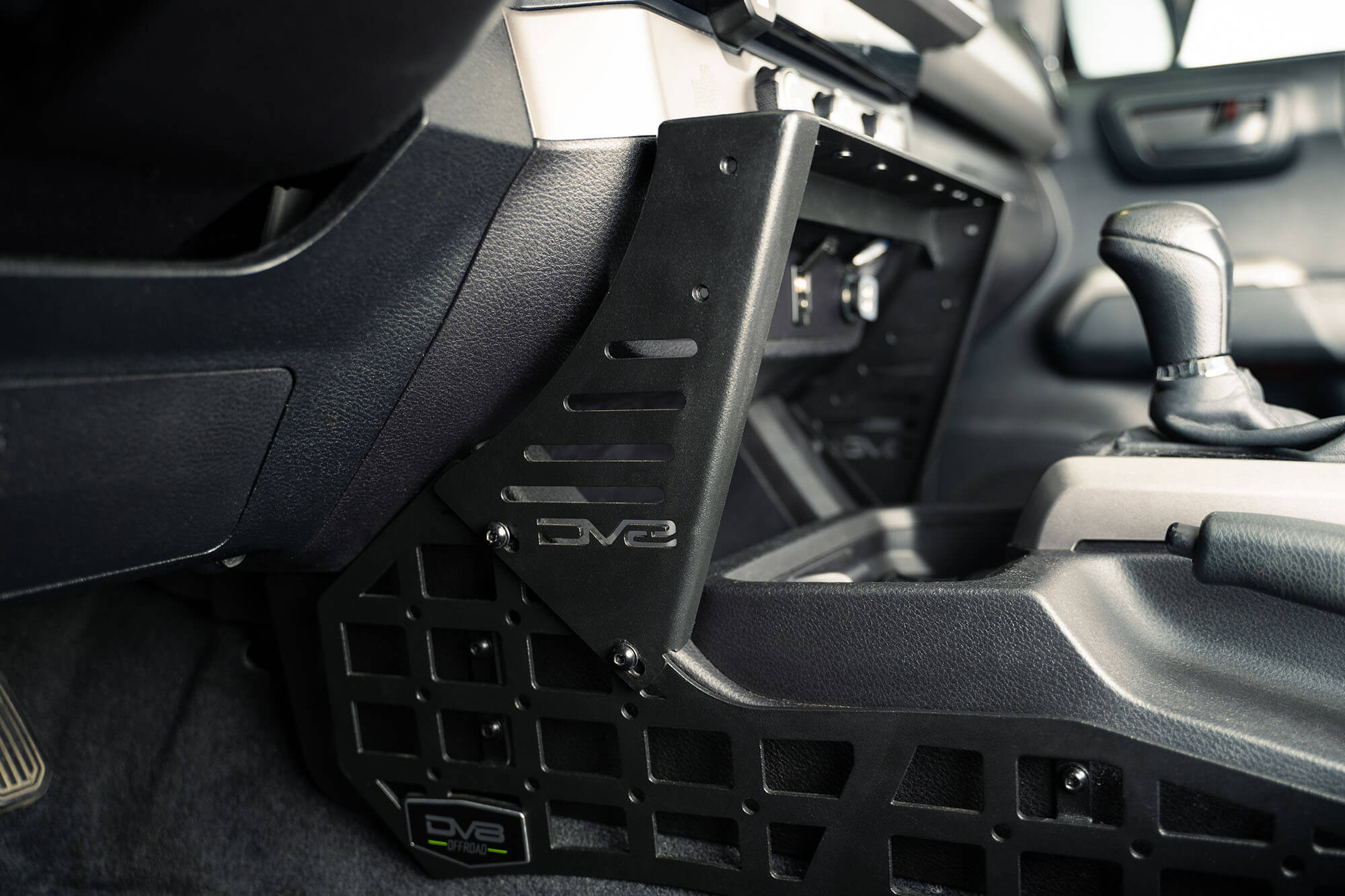2016 2023 Toyota Tacoma Center Console Molle Panels Device Mount DV8 Offroad
