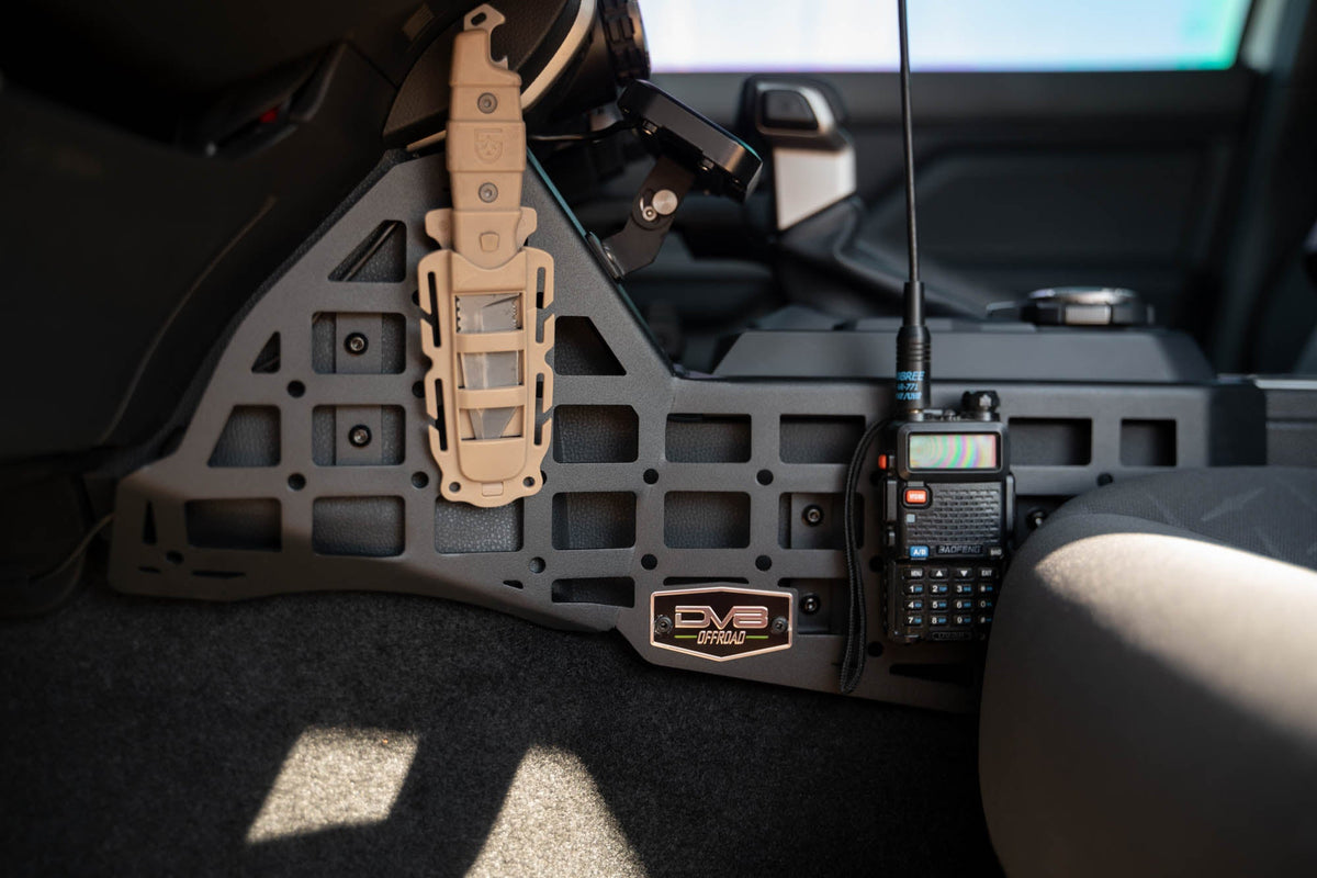 2024 2025 Toyota Tacoma Center Console Molle Panels Digital Device Mount DV8 Offroad