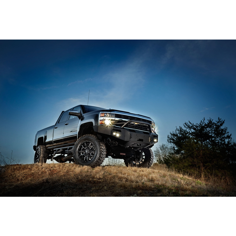 Fab Fours Premium Heavy Duty Winch Front Bumper w/ Pre Runner Guard Model CH05-A1352-1